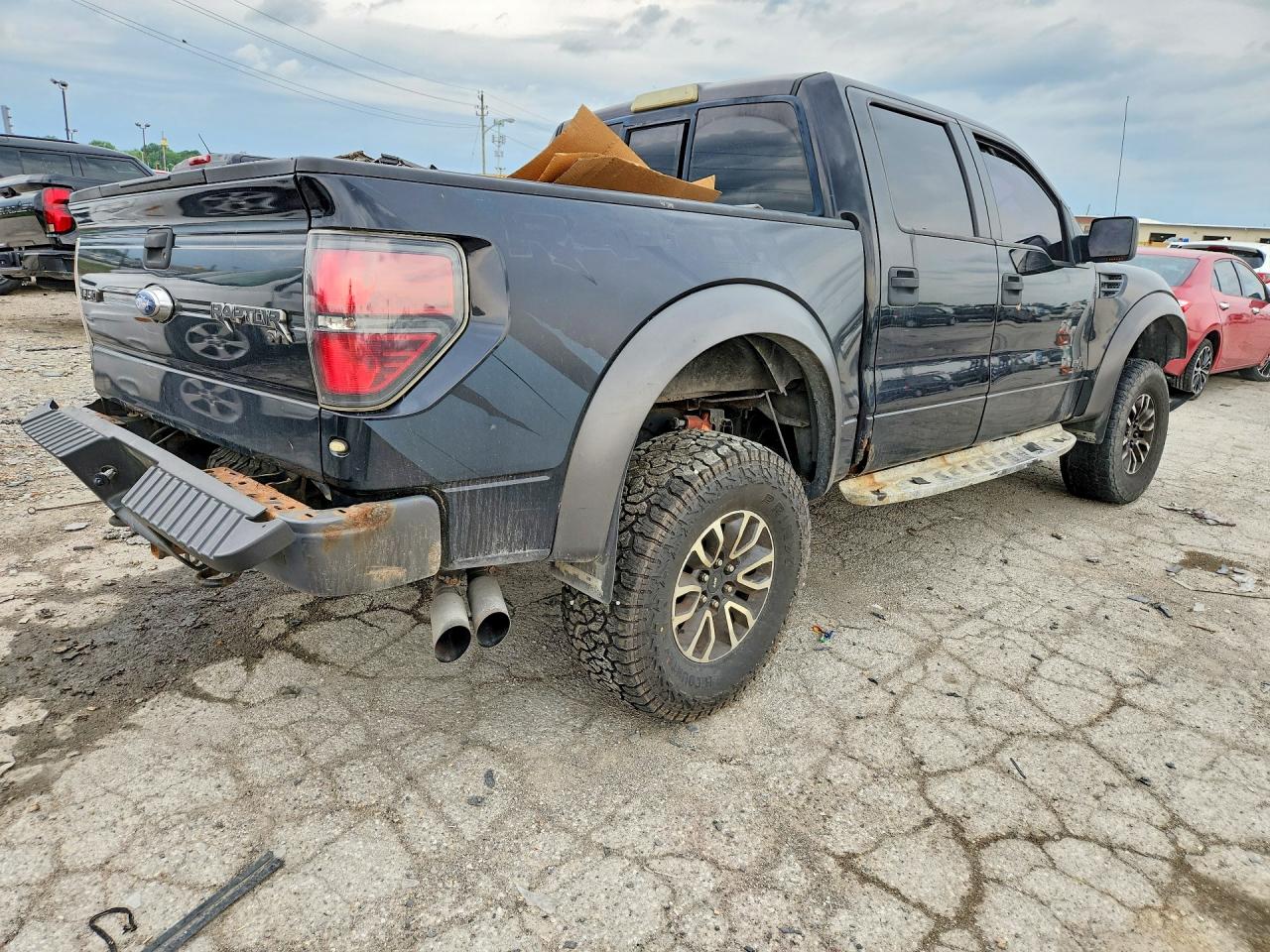 2012 Ford F150 Svt Raptor Black vin: 1FTFW1R66CFC43299