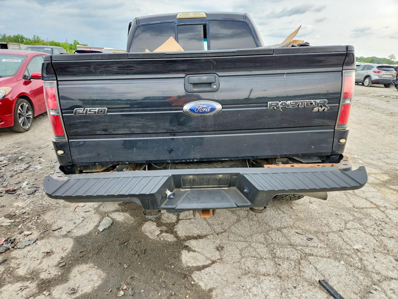 2012 Ford F150 Svt Raptor Black vin: 1FTFW1R66CFC43299