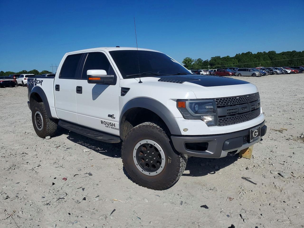 2014 Ford F150 Svt Raptor White vin: 1FTFW1R66EFA42036
