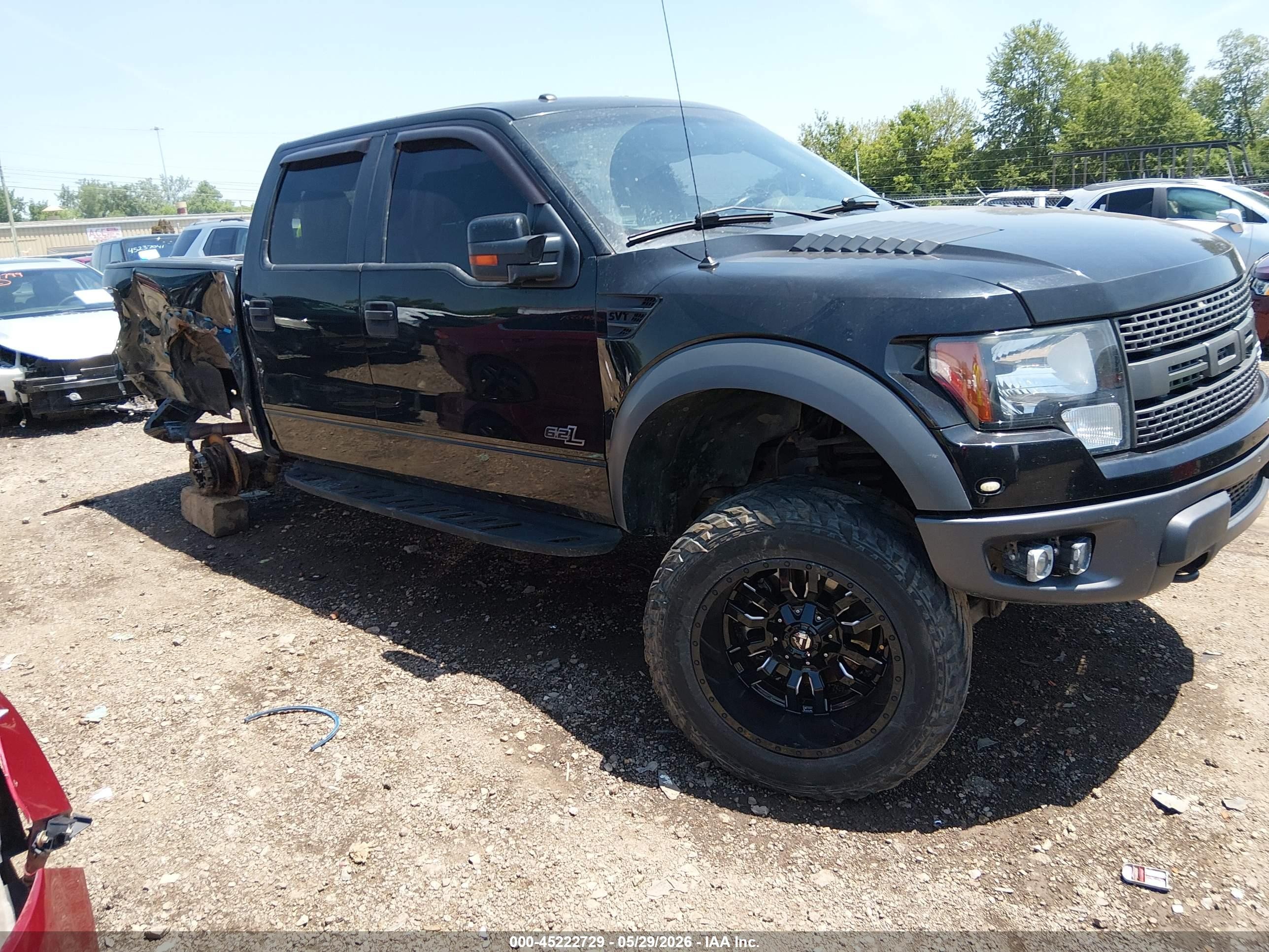2011 Ford F-150 Svt Raptor Черный vin: 1FTFW1R67BFC63933