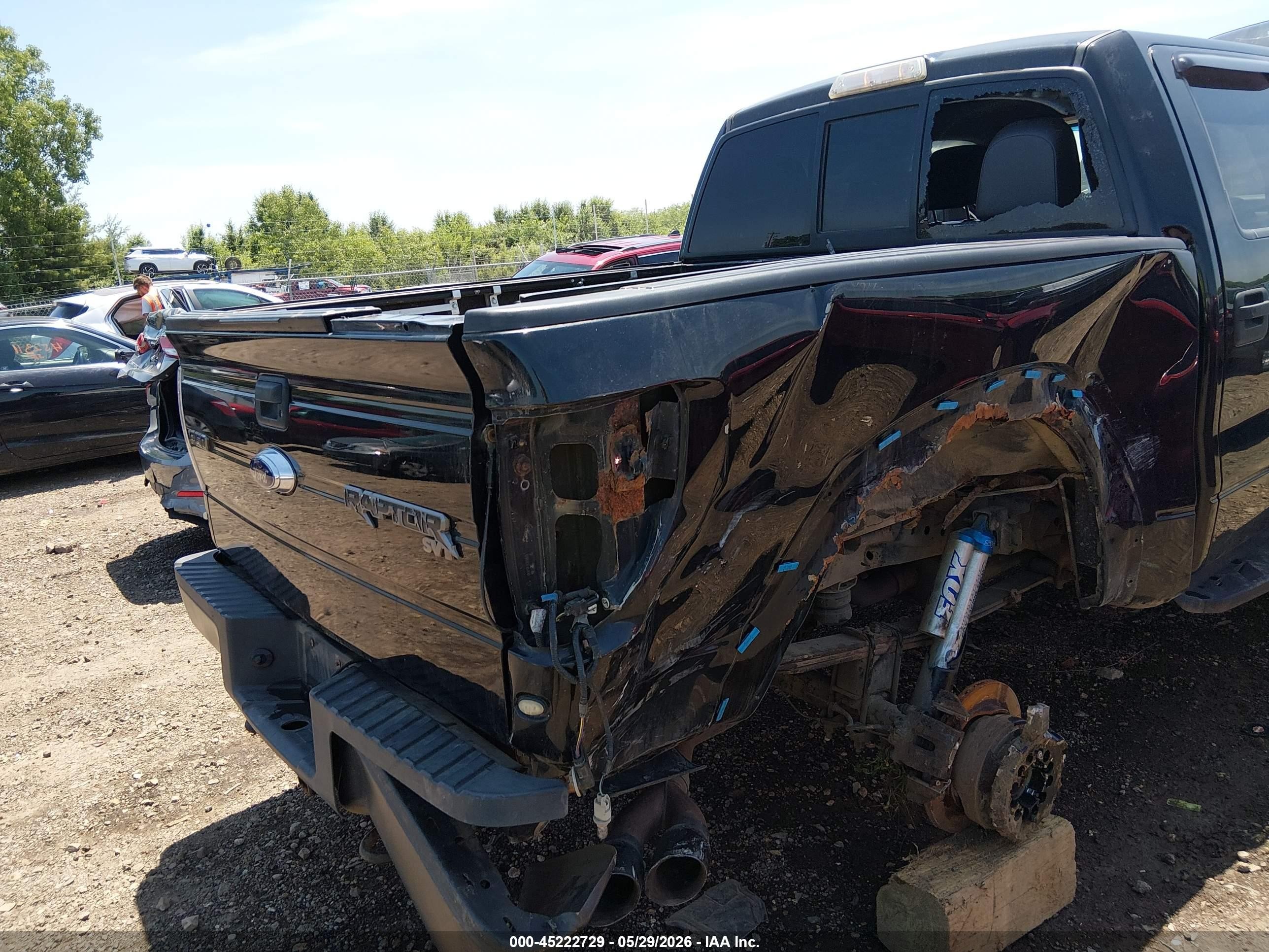 2011 Ford F-150 Svt Raptor Black vin: 1FTFW1R67BFC63933