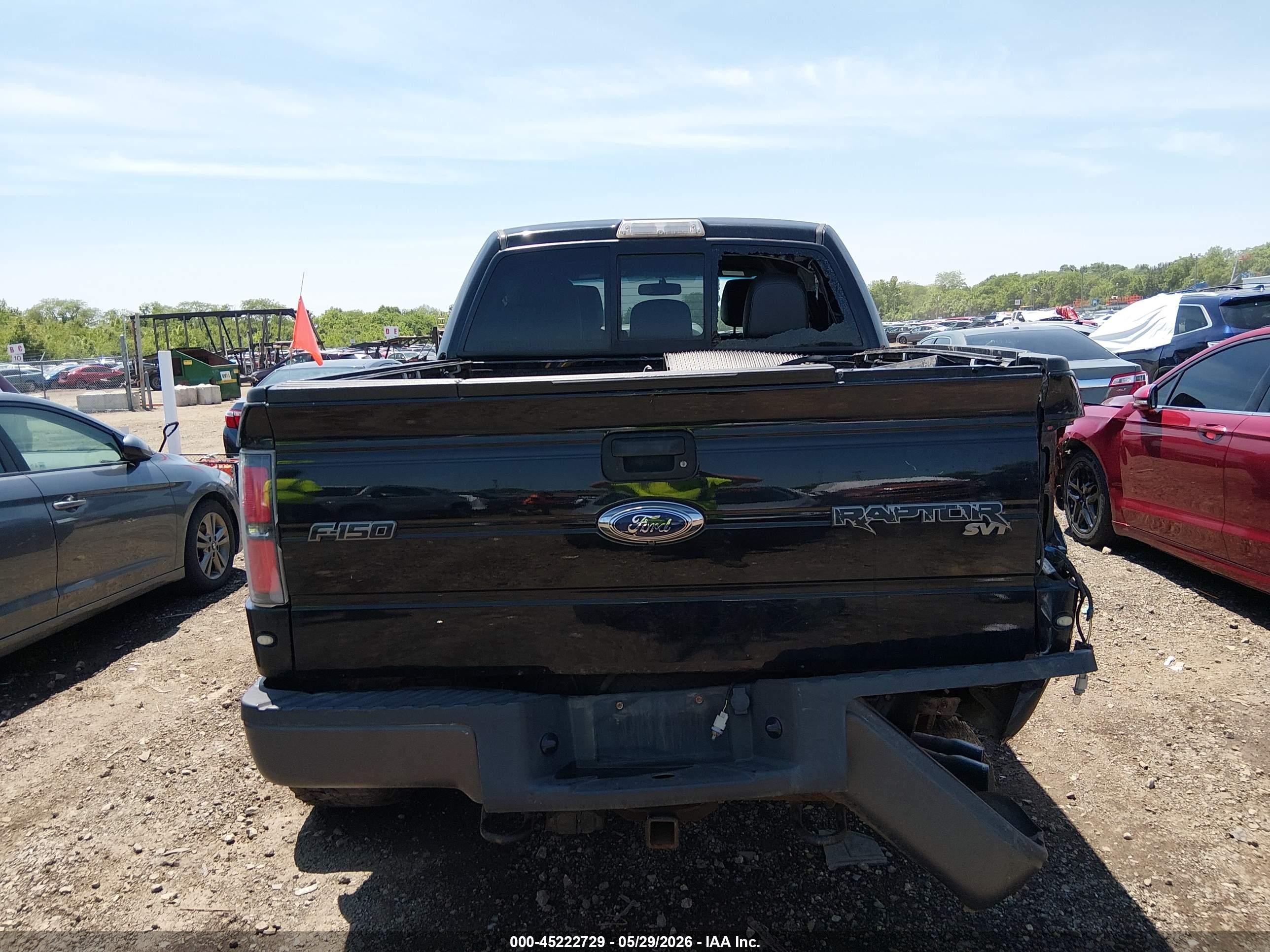 2011 Ford F-150 Svt Raptor Black vin: 1FTFW1R67BFC63933