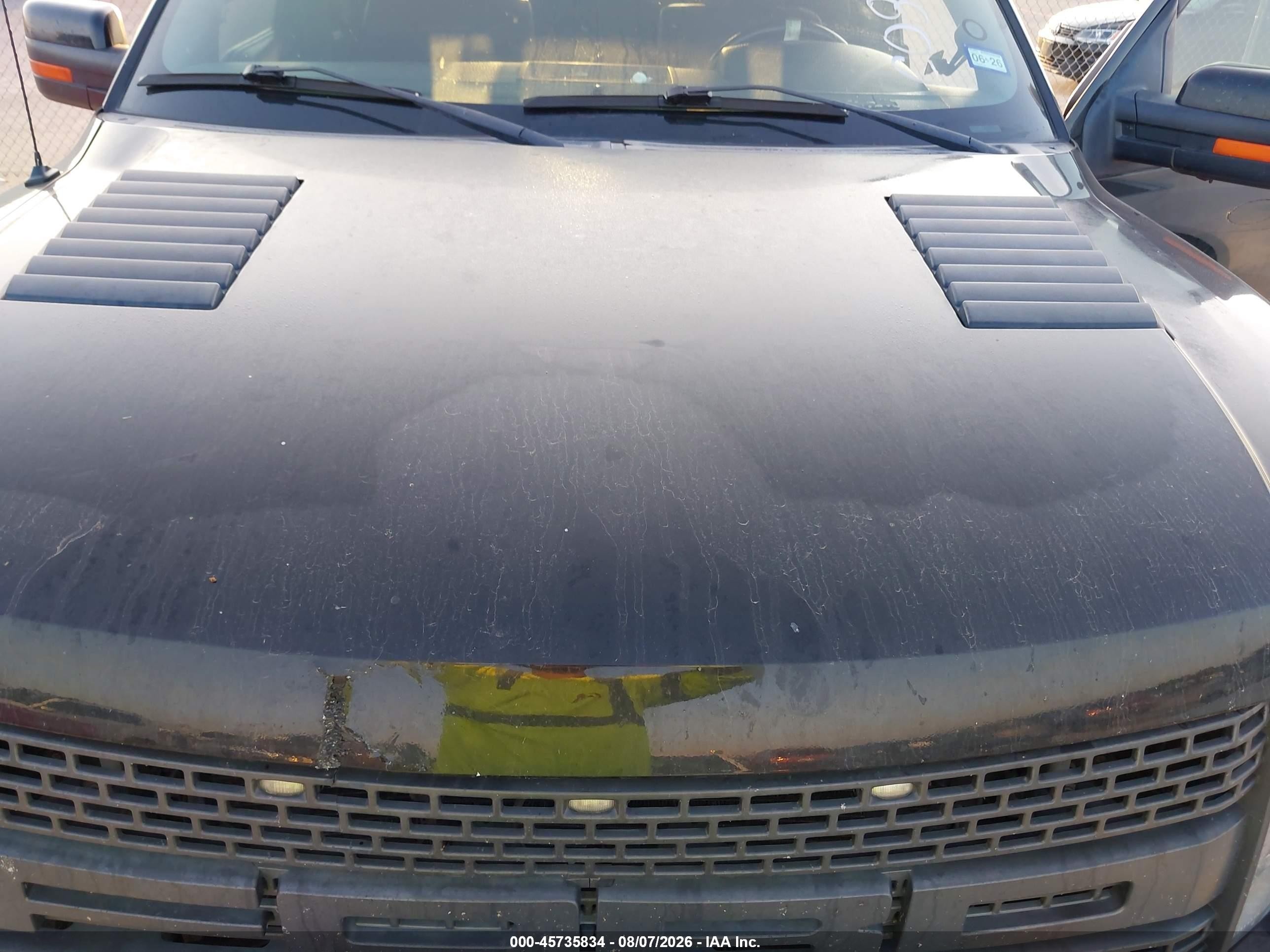 2012 Ford F-150 Svt Raptor Black vin: 1FTFW1R67CFC08495