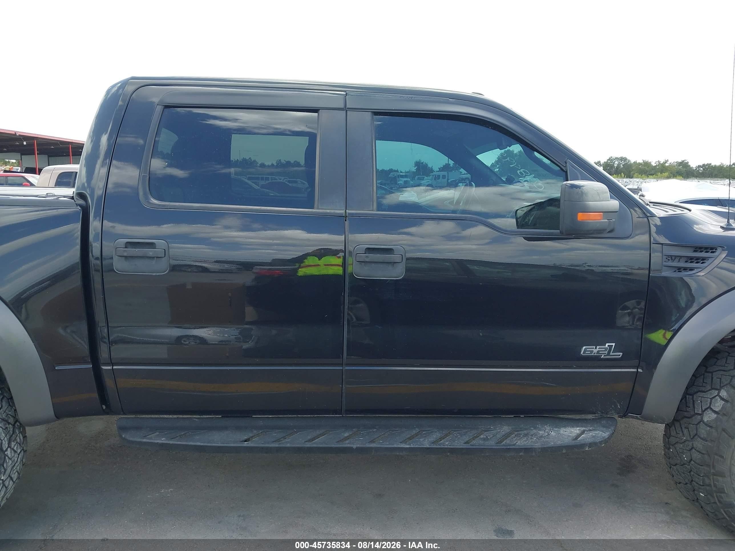 2012 Ford F-150 Svt Raptor Black vin: 1FTFW1R67CFC08495