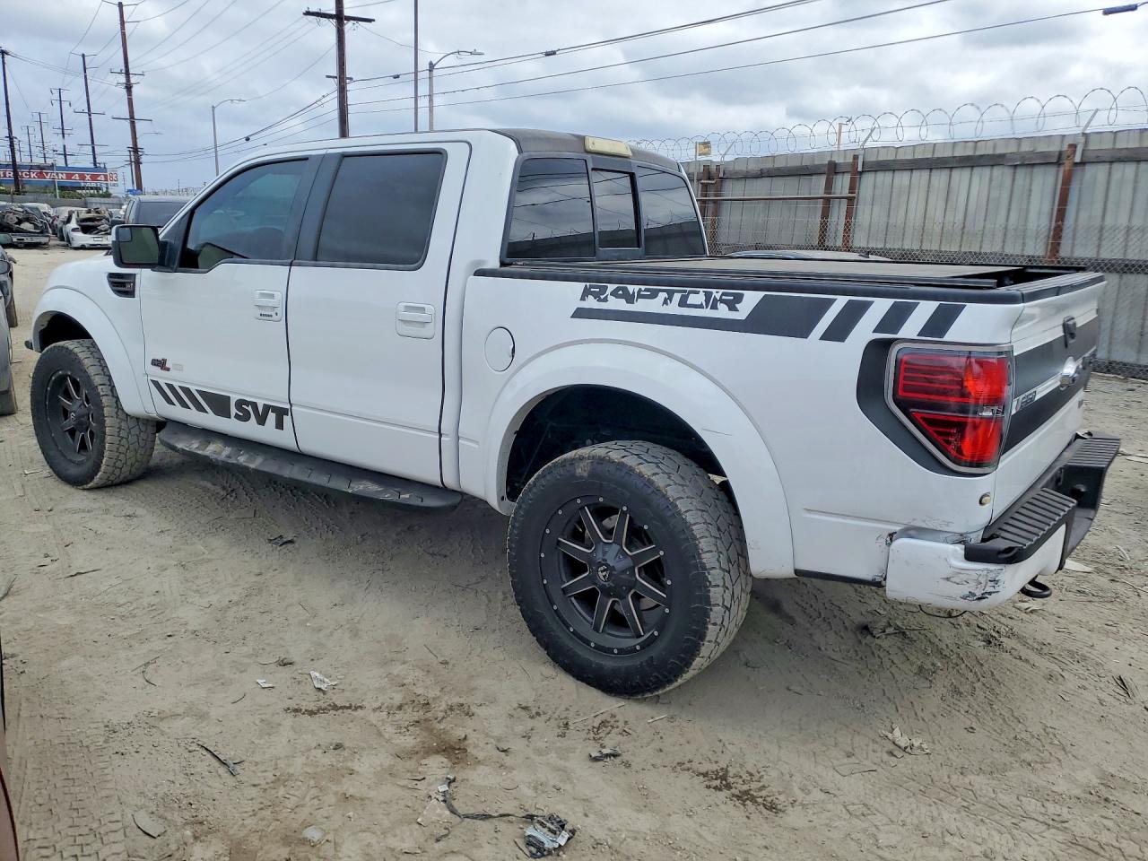 2012 Ford F150 Svt Raptor Белый vin: 1FTFW1R67CFC09775