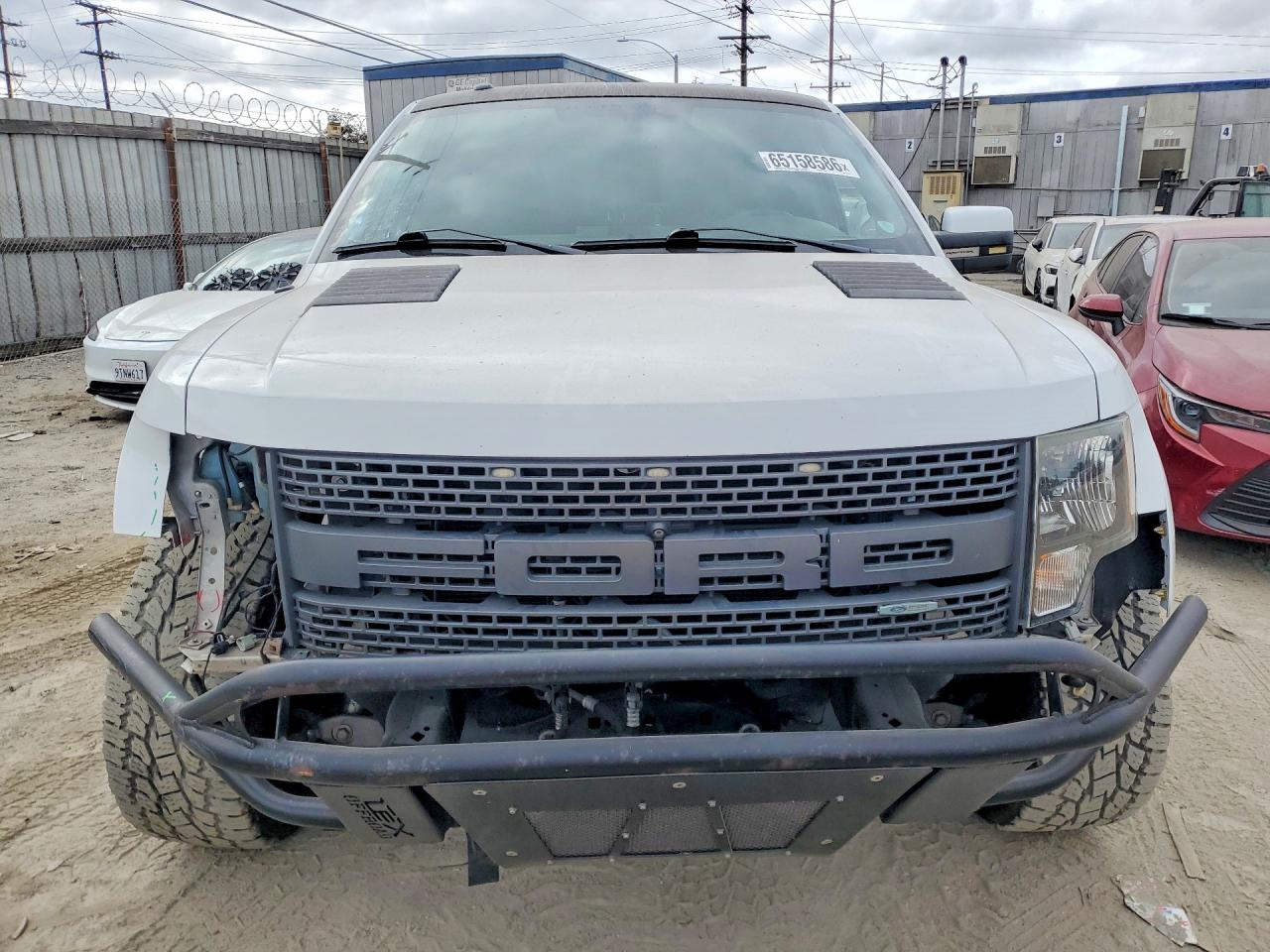 2012 Ford F150 Svt Raptor Белый vin: 1FTFW1R67CFC09775