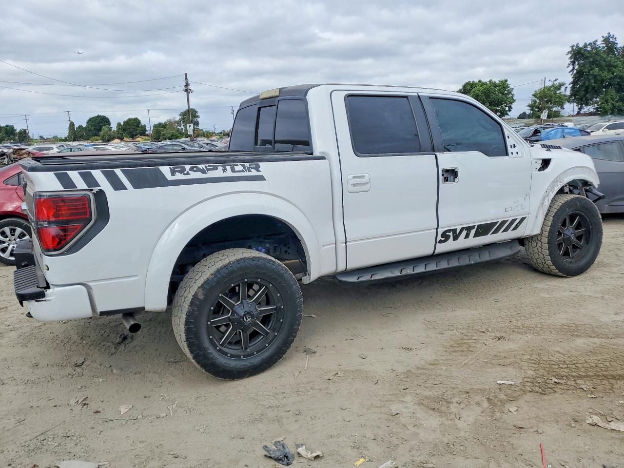 2012 Ford F150 Svt Raptor Белый vin: 1FTFW1R67CFC09775