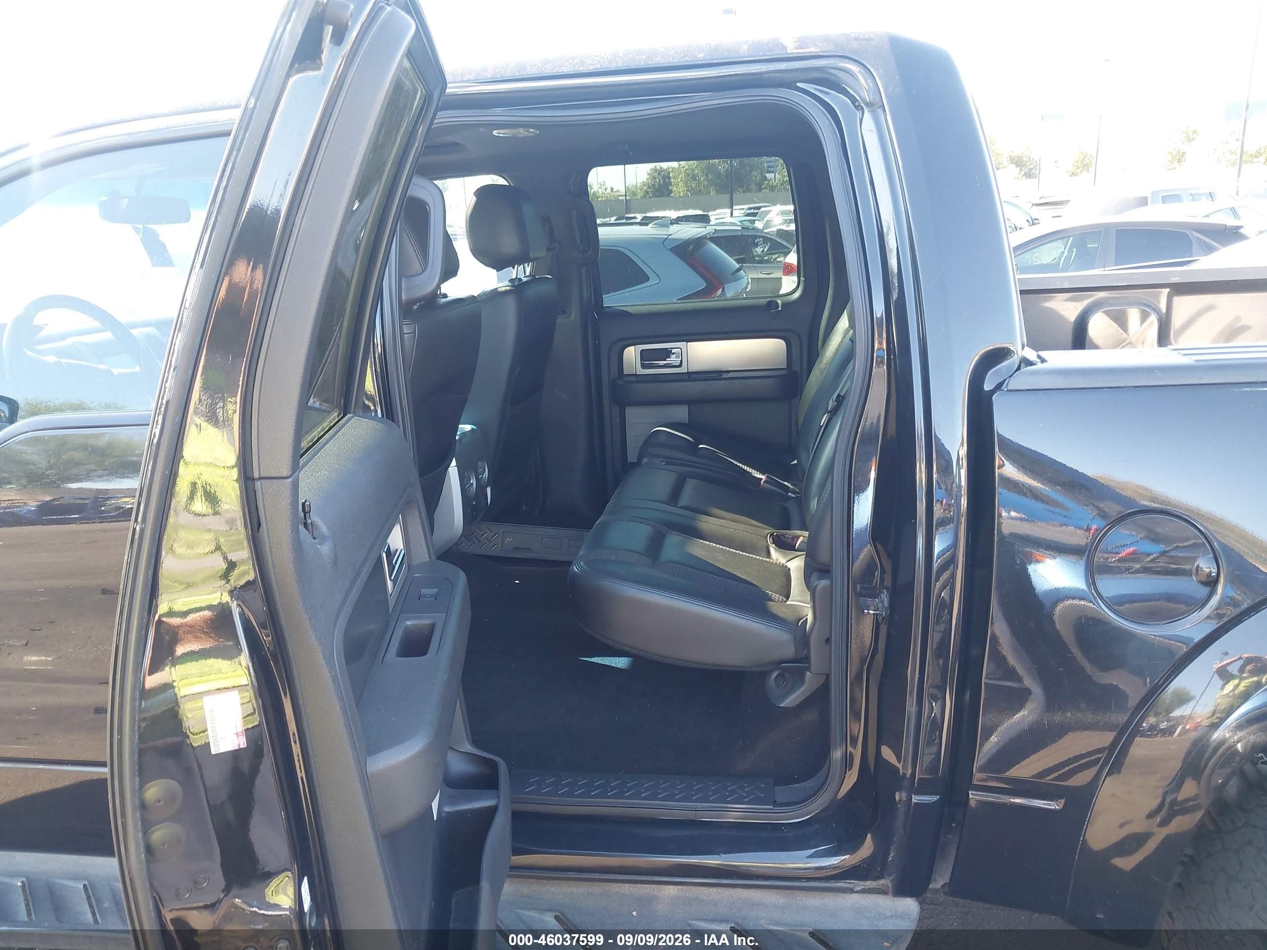 2013 Ford F-150 Svt Raptor Черный vin: 1FTFW1R67DFD11501