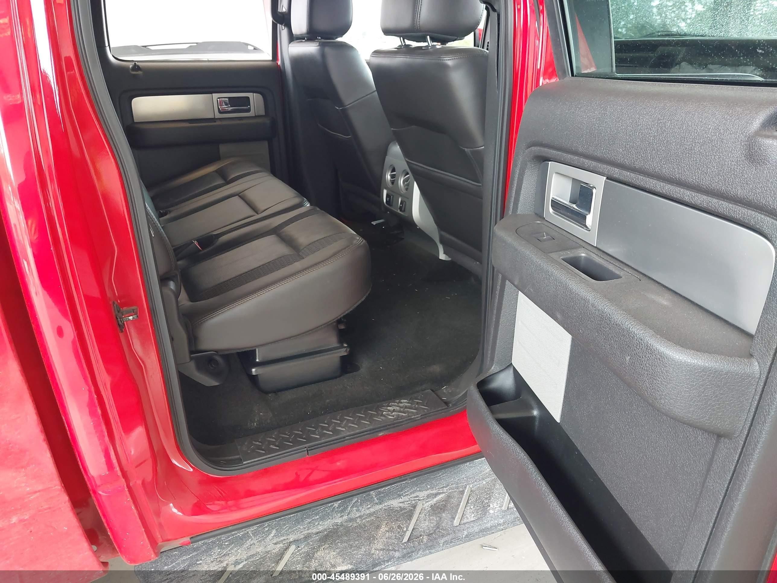 2012 Ford F-150 Svt Raptor Red vin: 1FTFW1R68CFB43544