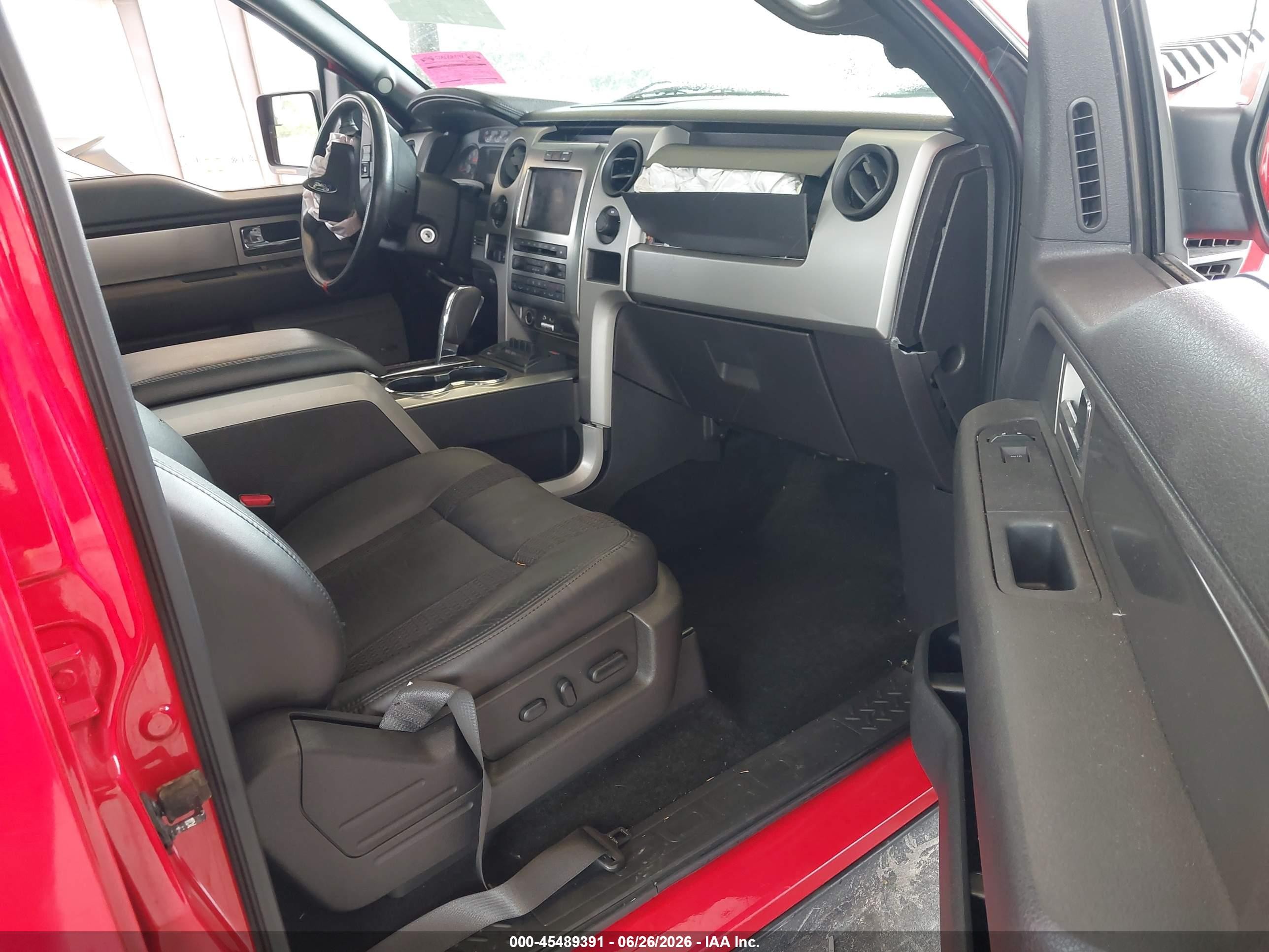 2012 Ford F-150 Svt Raptor Red vin: 1FTFW1R68CFB43544