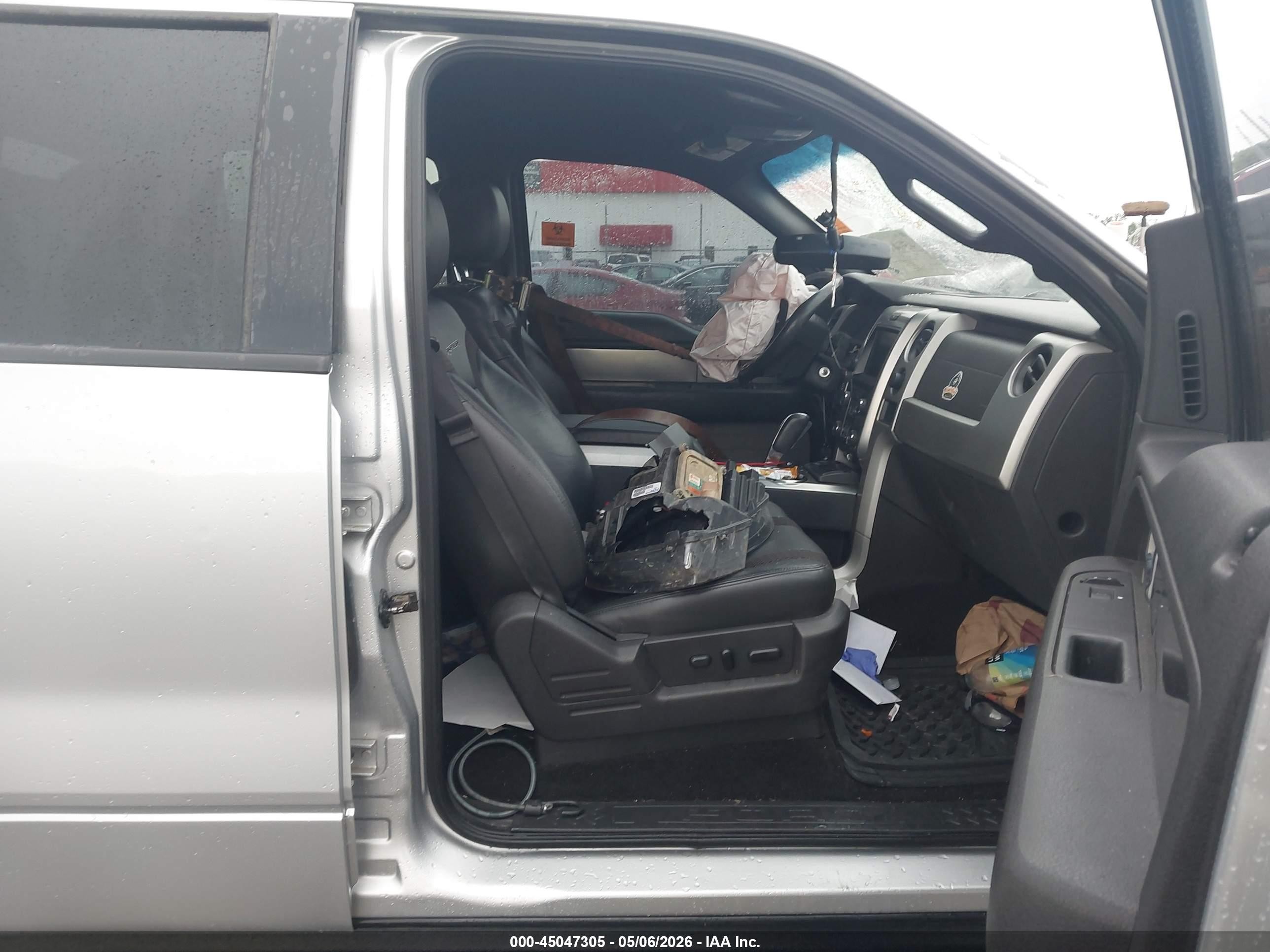 2013 Ford F-150 Svt Raptor Silver vin: 1FTFW1R68DFA46149