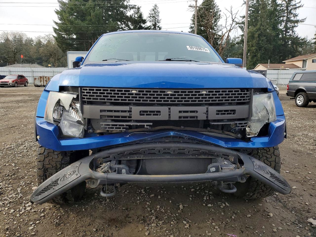 2014 Ford F150 Svt Raptor Blue vin: 1FTFW1R68EFB70150