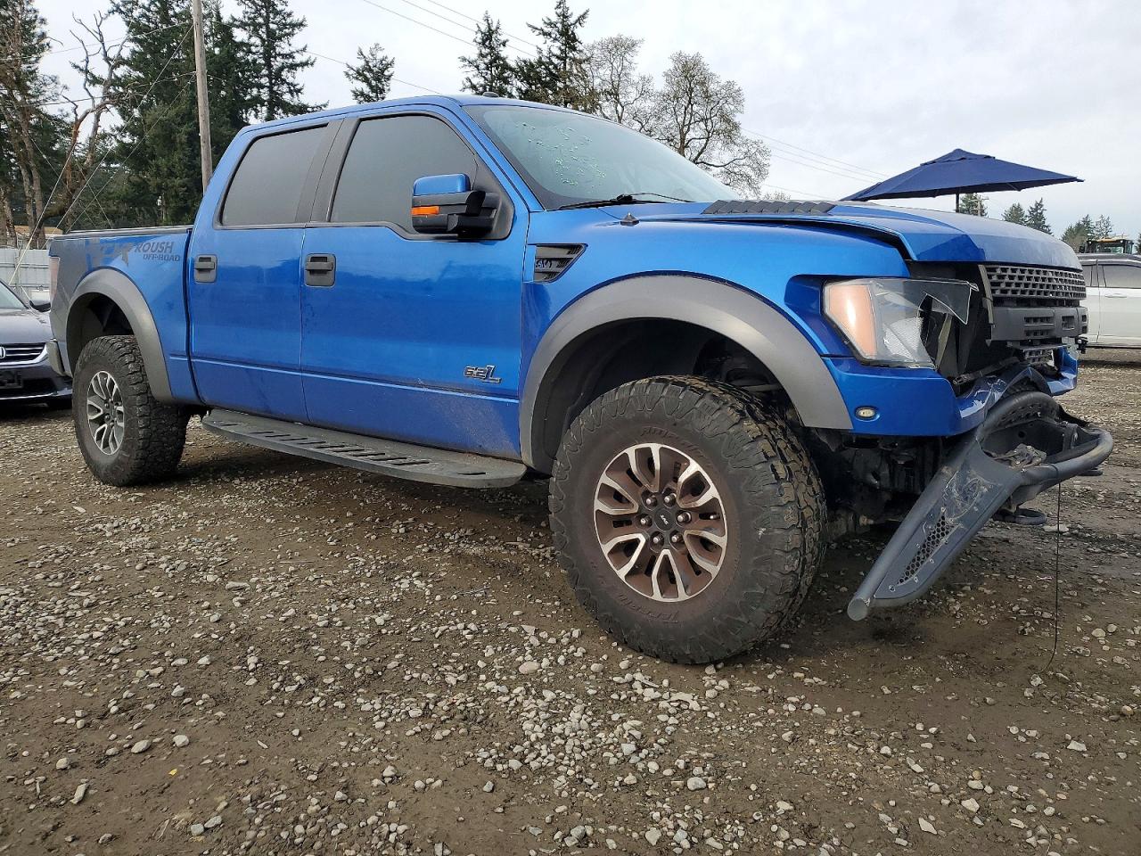 2014 Ford F150 Svt Raptor Blue vin: 1FTFW1R68EFB70150