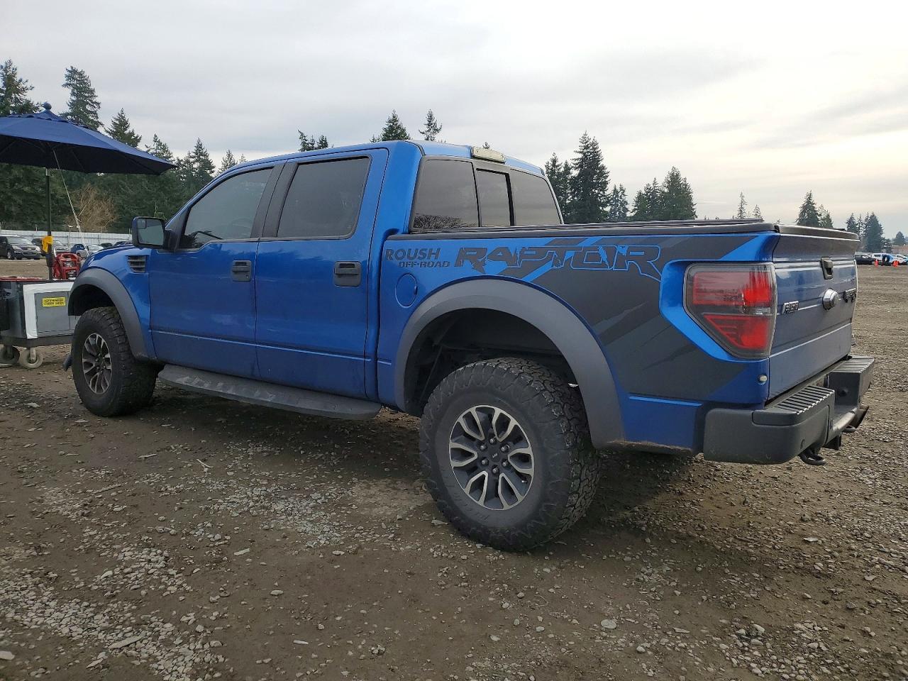 2014 Ford F150 Svt Raptor Blue vin: 1FTFW1R68EFB70150
