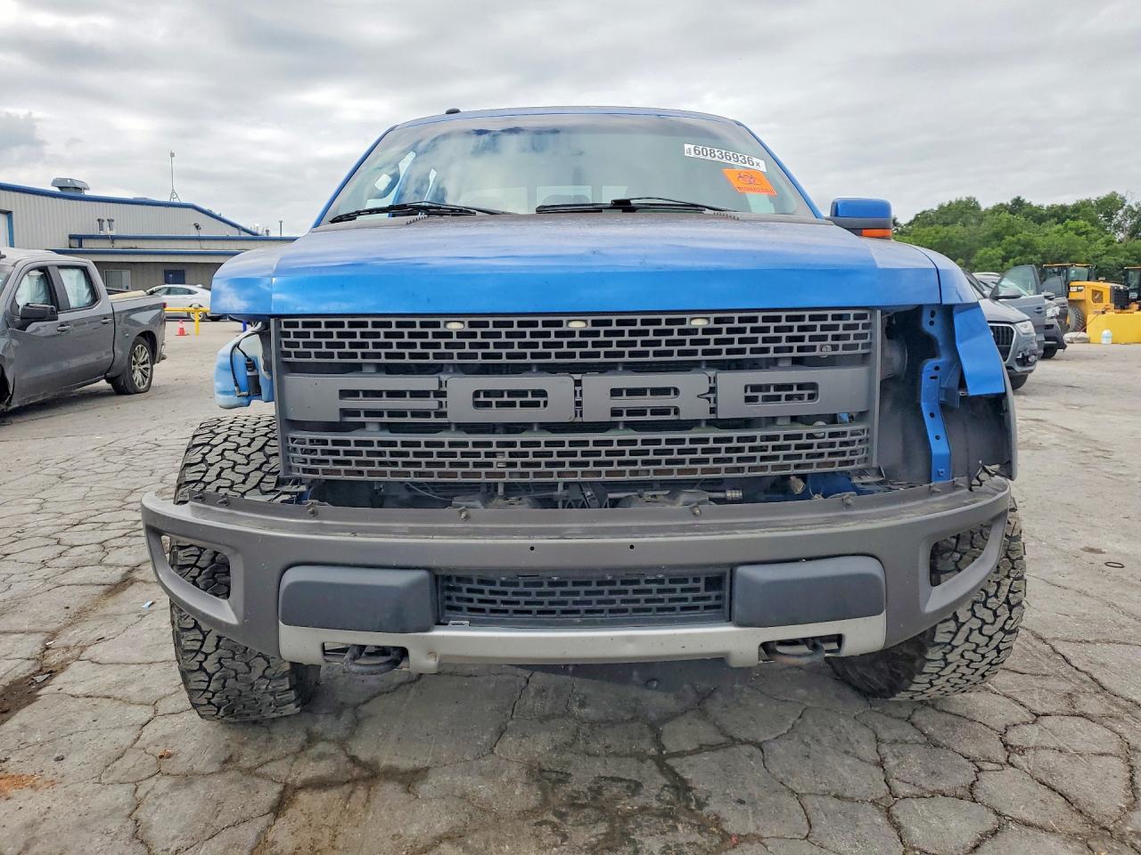 2011 Ford F150 Svt Raptor Blue vin: 1FTFW1R69BFA27204