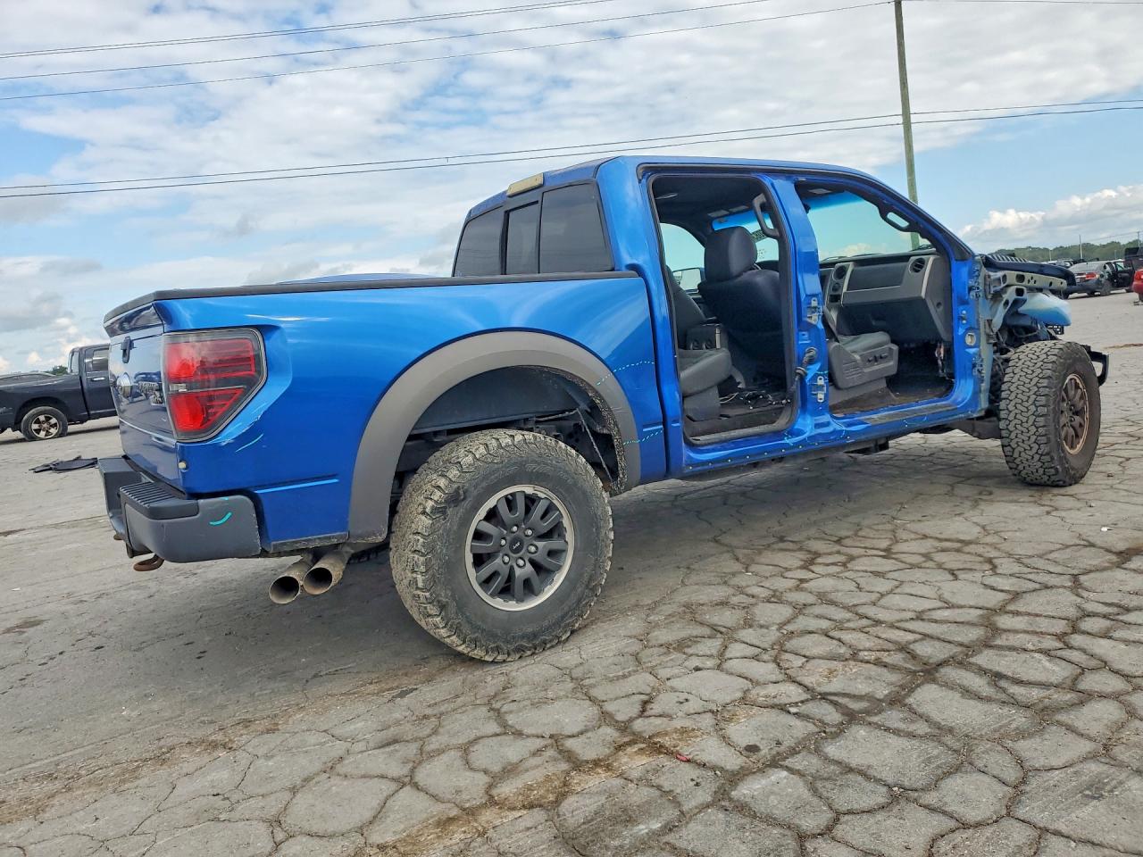 2011 Ford F150 Svt Raptor Blue vin: 1FTFW1R69BFA27204