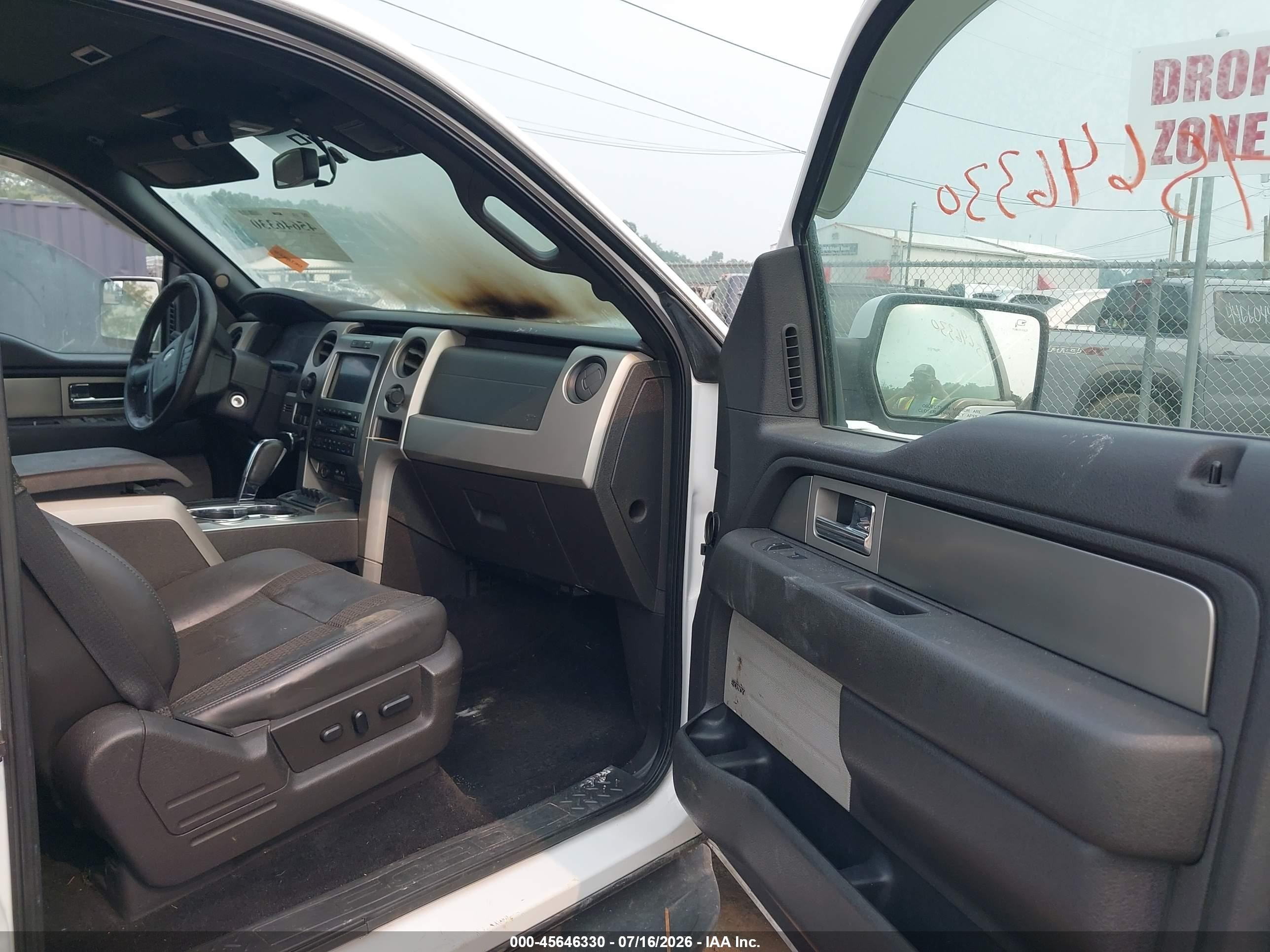 2012 Ford F-150 Svt Raptor White vin: 1FTFW1R69CFA22831