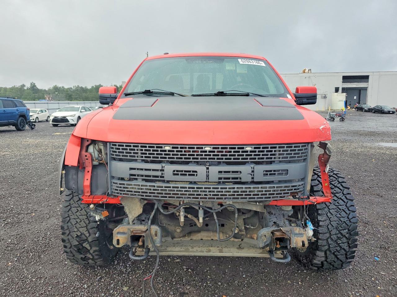 2012 Ford F150 Svt Raptor Red vin: 1FTFW1R69CFA95889