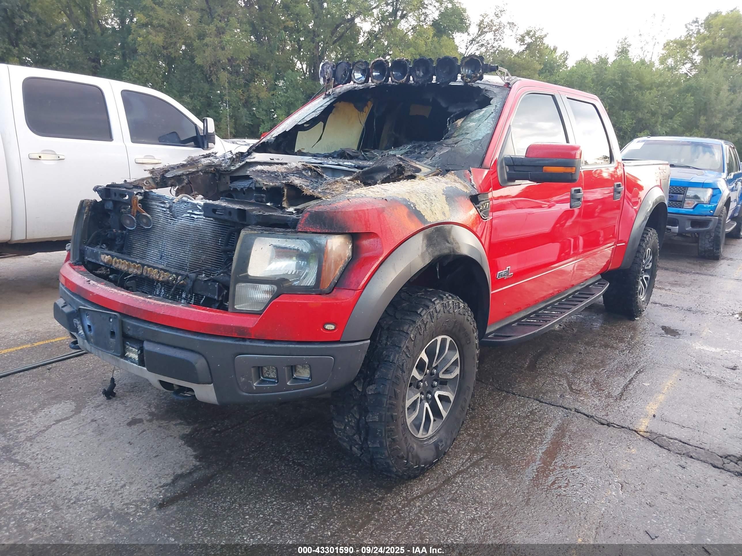 2012 Ford F-150 Svt Raptor Red vin: 1FTFW1R69CFB08236
