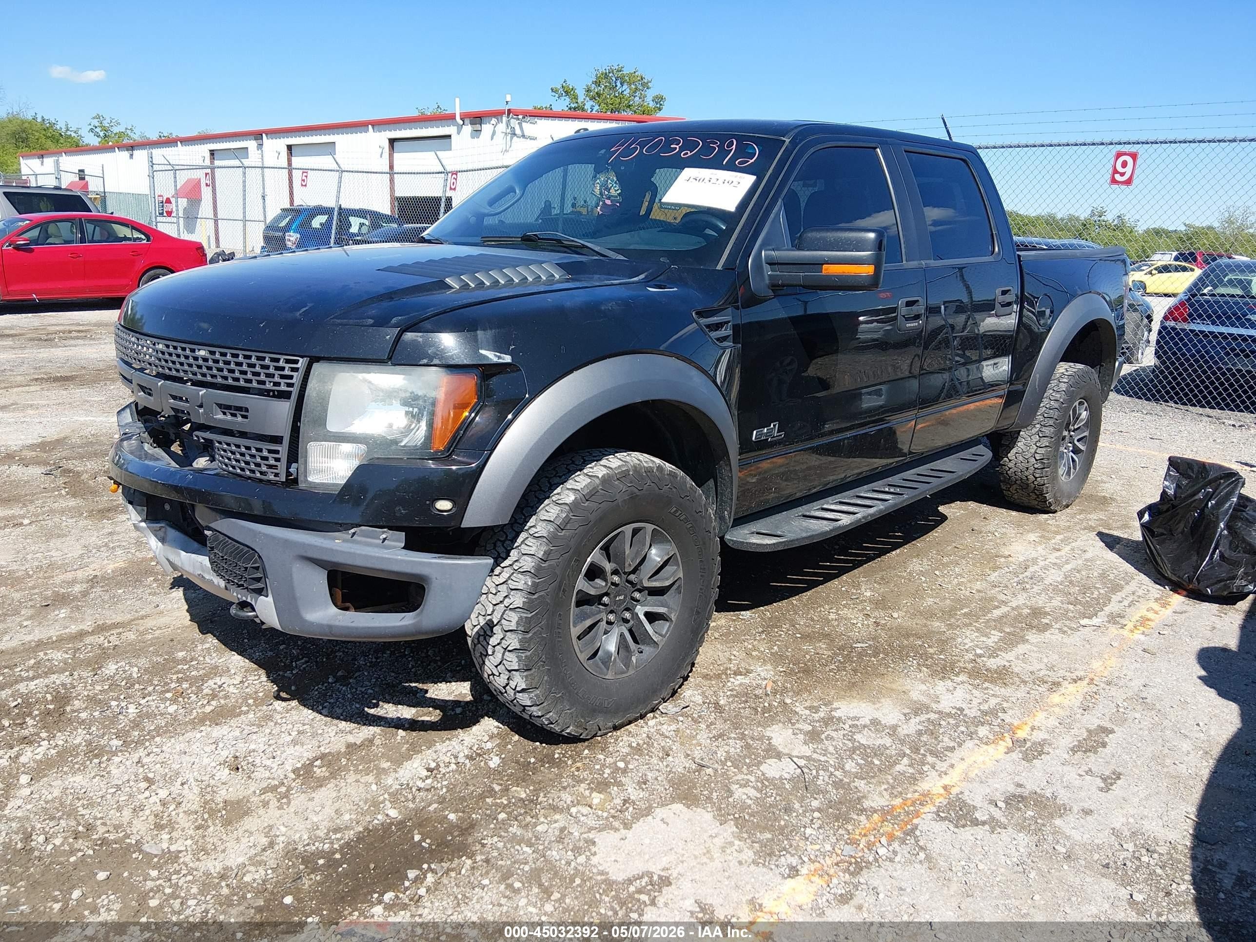 2012 Ford F-150 Svt Raptor Black vin: 1FTFW1R69CFC34886