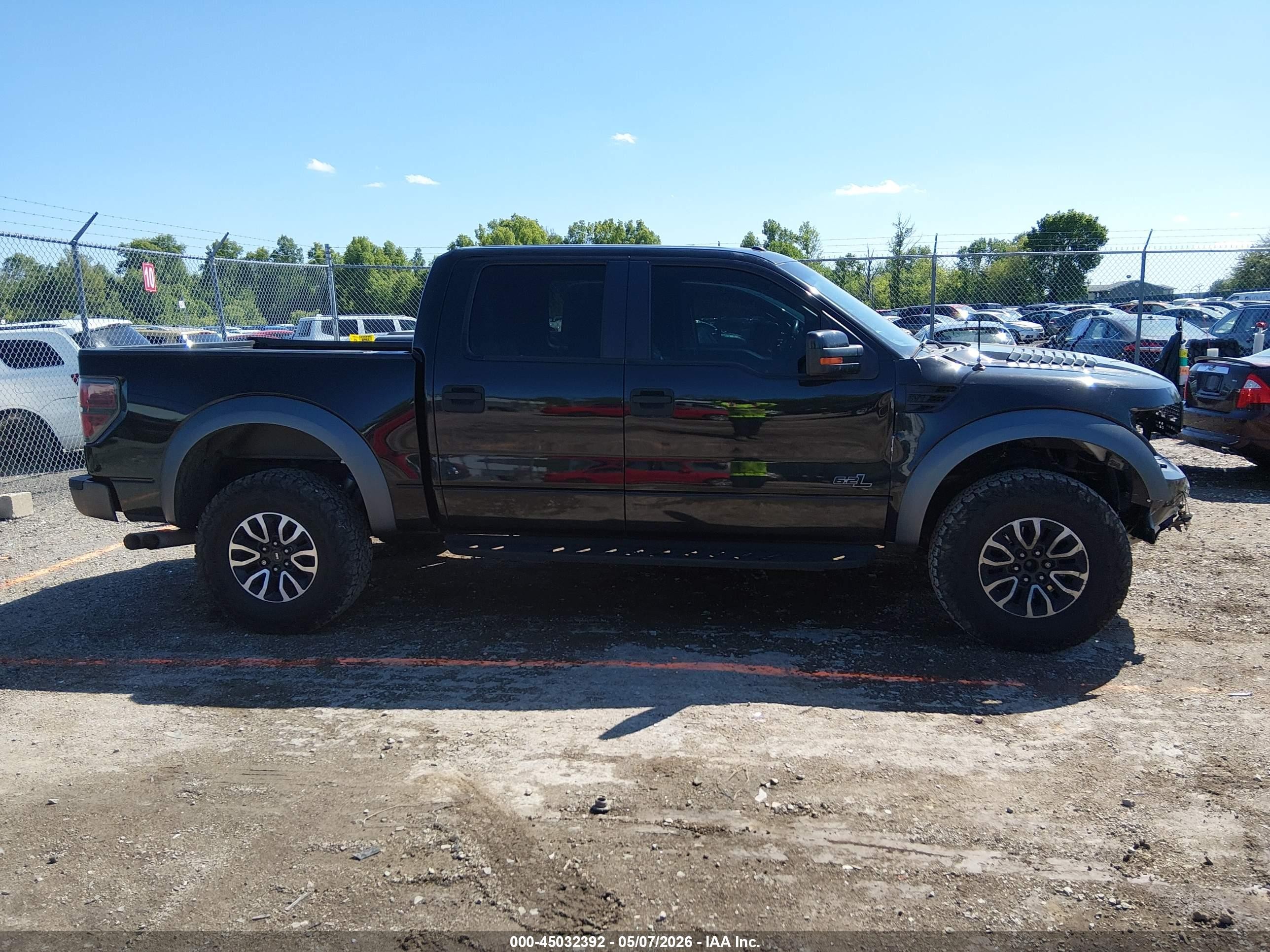 2012 Ford F-150 Svt Raptor Black vin: 1FTFW1R69CFC34886
