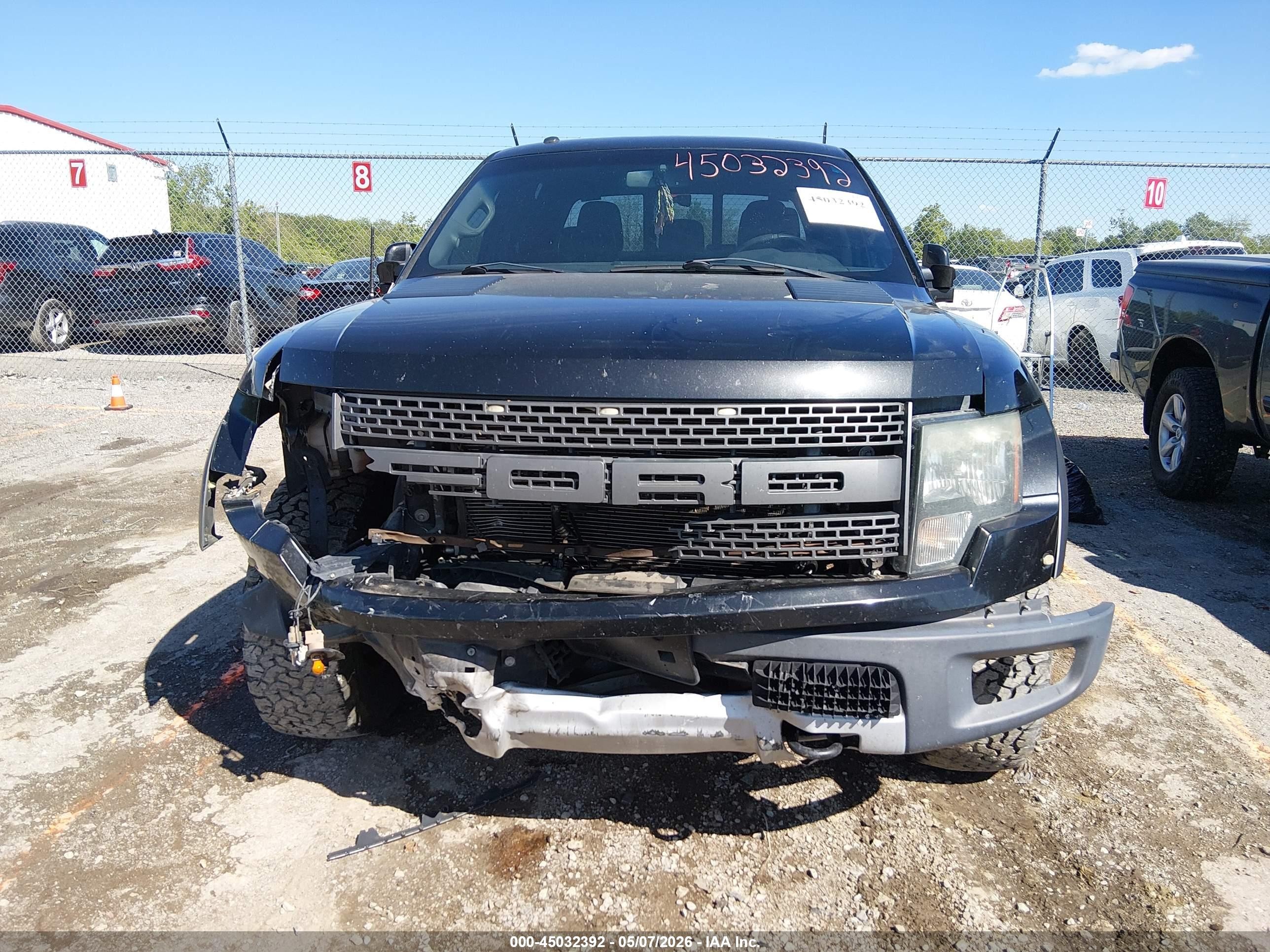 2012 Ford F-150 Svt Raptor Black vin: 1FTFW1R69CFC34886