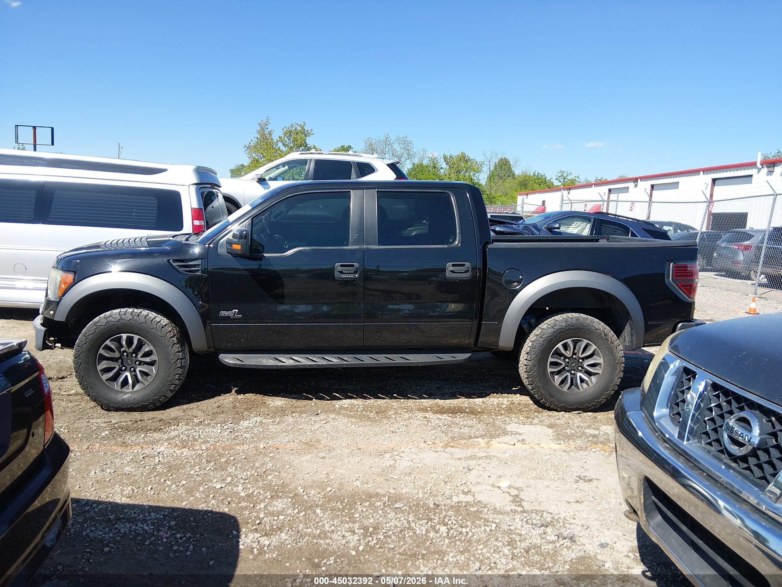 2012 Ford F-150 Svt Raptor Black vin: 1FTFW1R69CFC34886