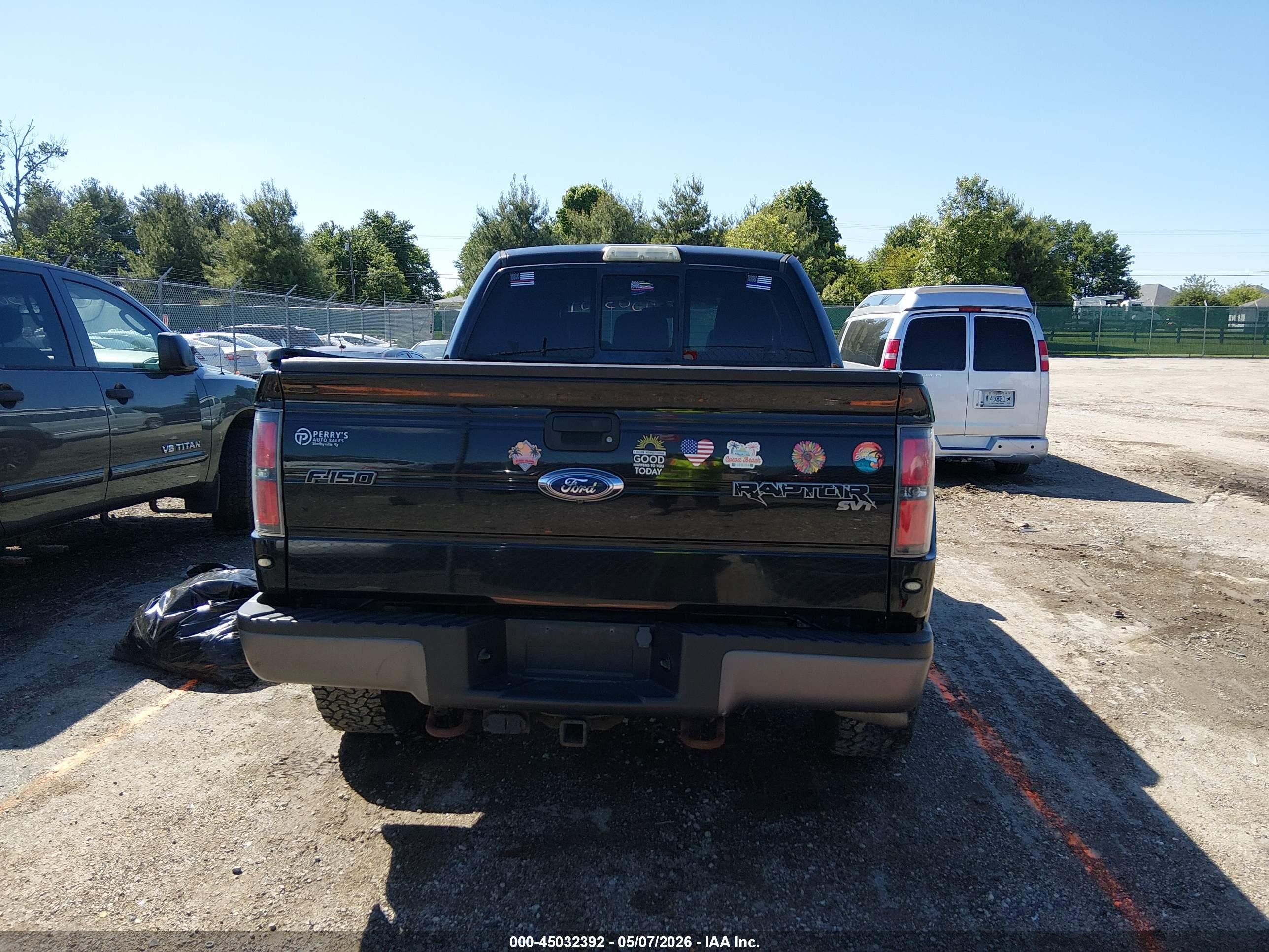 2012 Ford F-150 Svt Raptor Black vin: 1FTFW1R69CFC34886