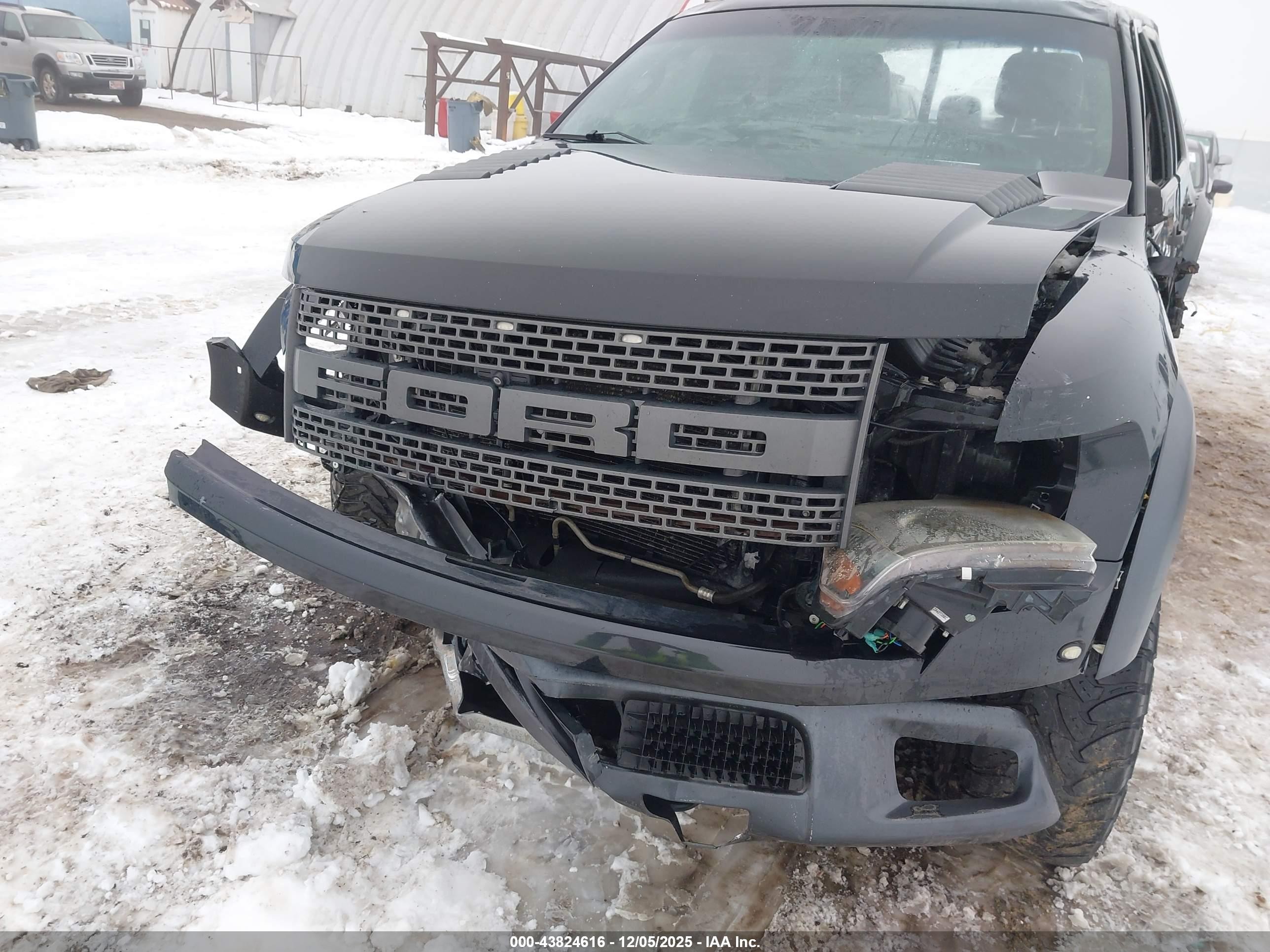 2013 Ford F-150 Svt Raptor Black vin: 1FTFW1R69DFB12708