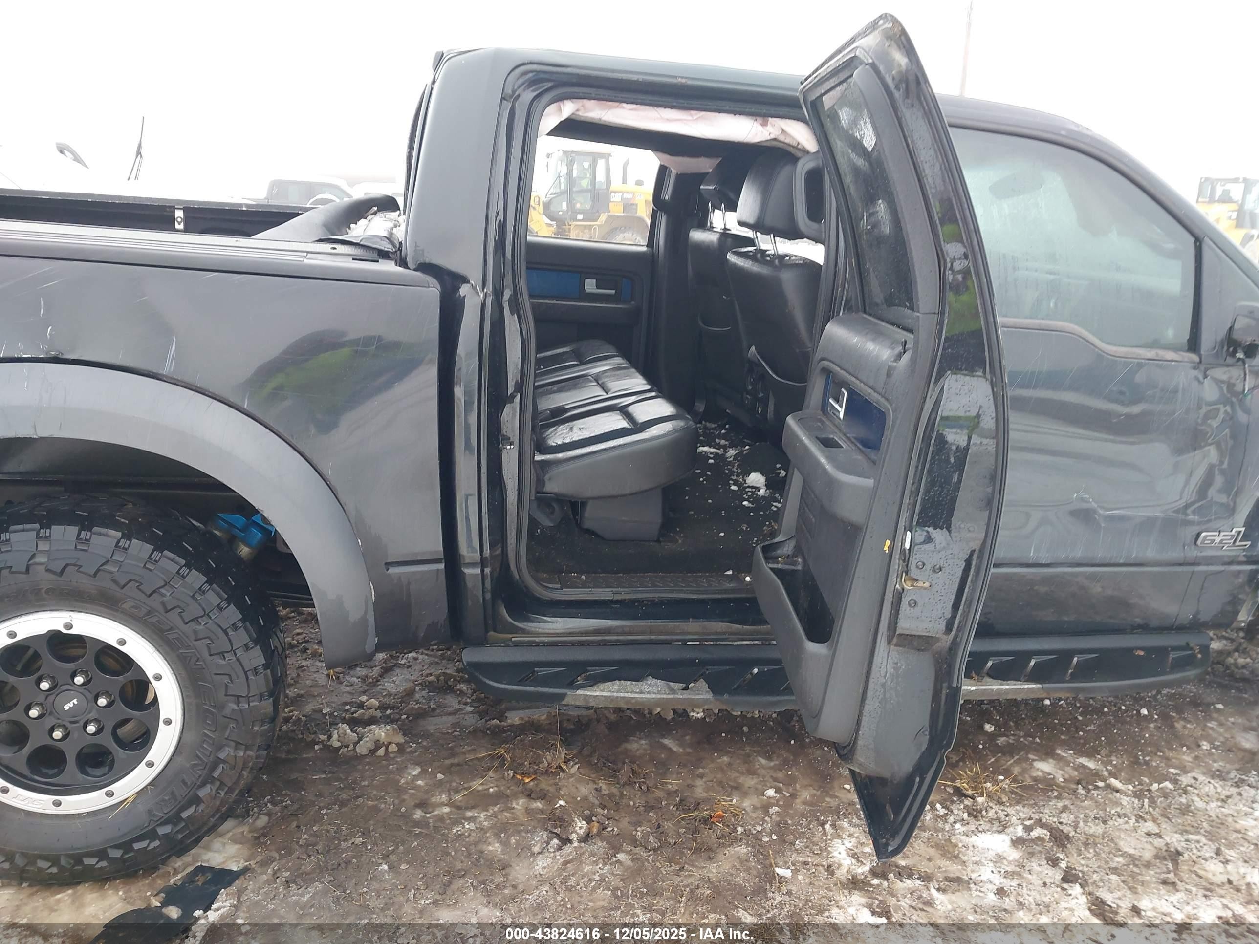 2013 Ford F-150 Svt Raptor Black vin: 1FTFW1R69DFB12708