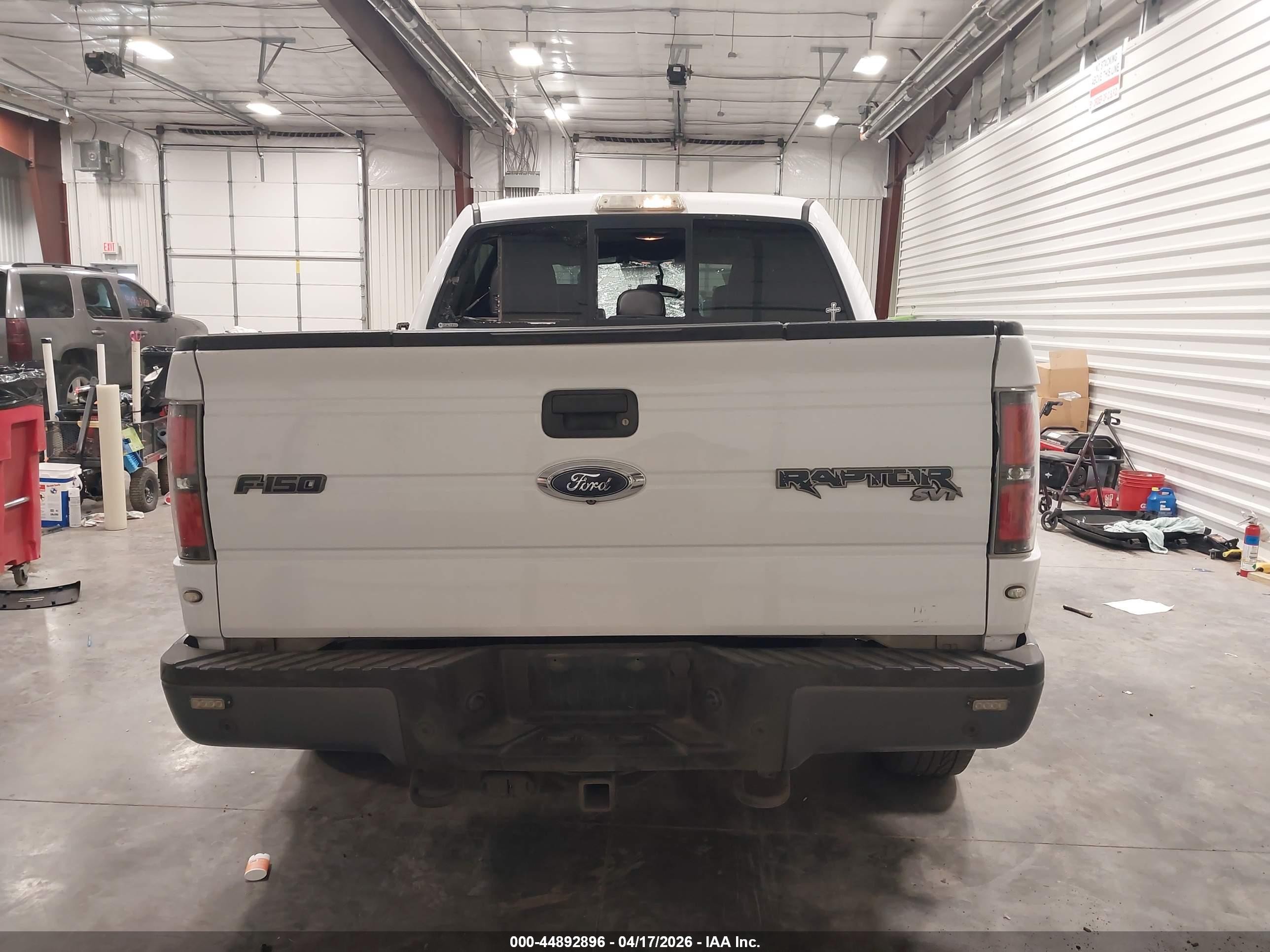 2014 Ford F-150 Svt Raptor White vin: 1FTFW1R69EFB09678