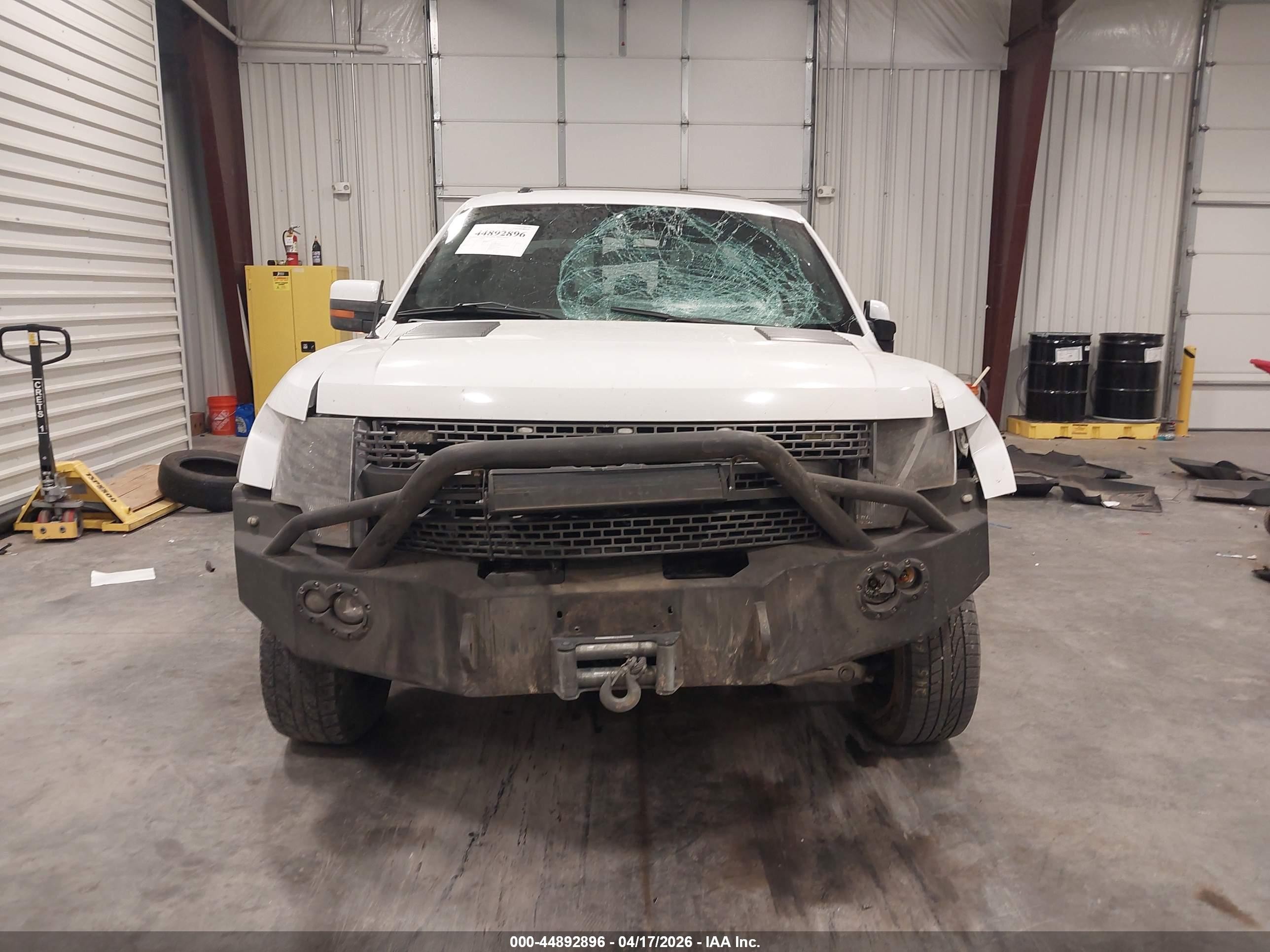 2014 Ford F-150 Svt Raptor White vin: 1FTFW1R69EFB09678