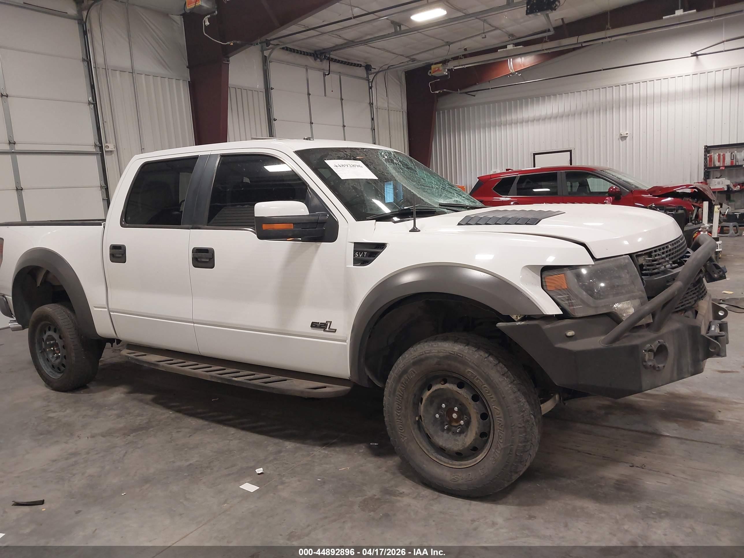 2014 Ford F-150 Svt Raptor White vin: 1FTFW1R69EFB09678