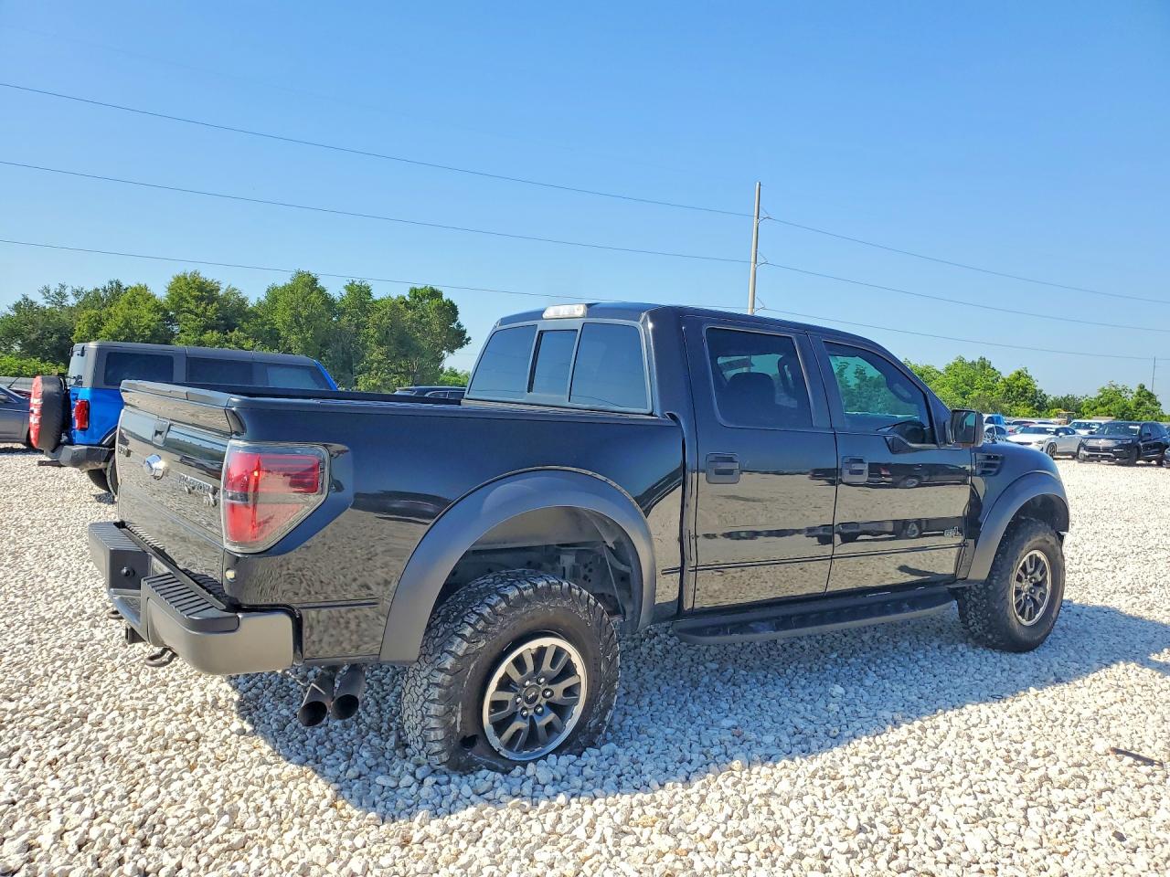 2011 Ford F150 Svt Raptor Black vin: 1FTFW1R6XBFA40172