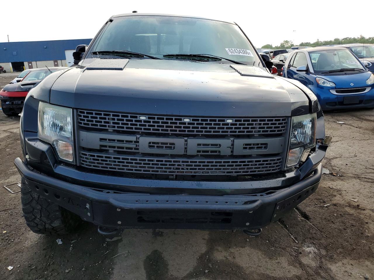 2012 Ford F150 Svt Raptor Black vin: 1FTFW1R6XCFA01843