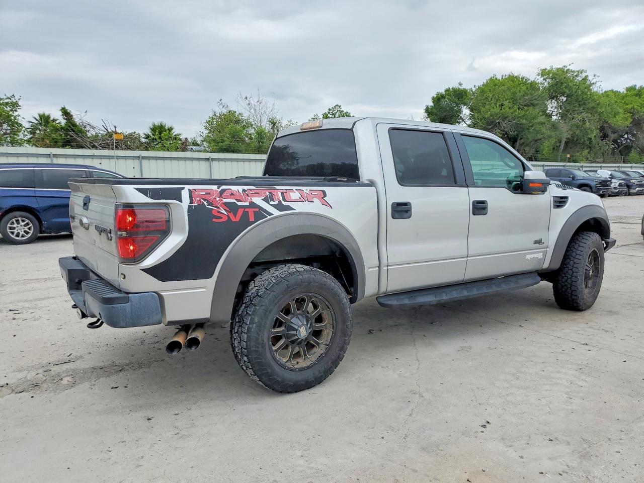 2013 Ford F150 Svt Raptor Gray vin: 1FTFW1R6XDFA11015