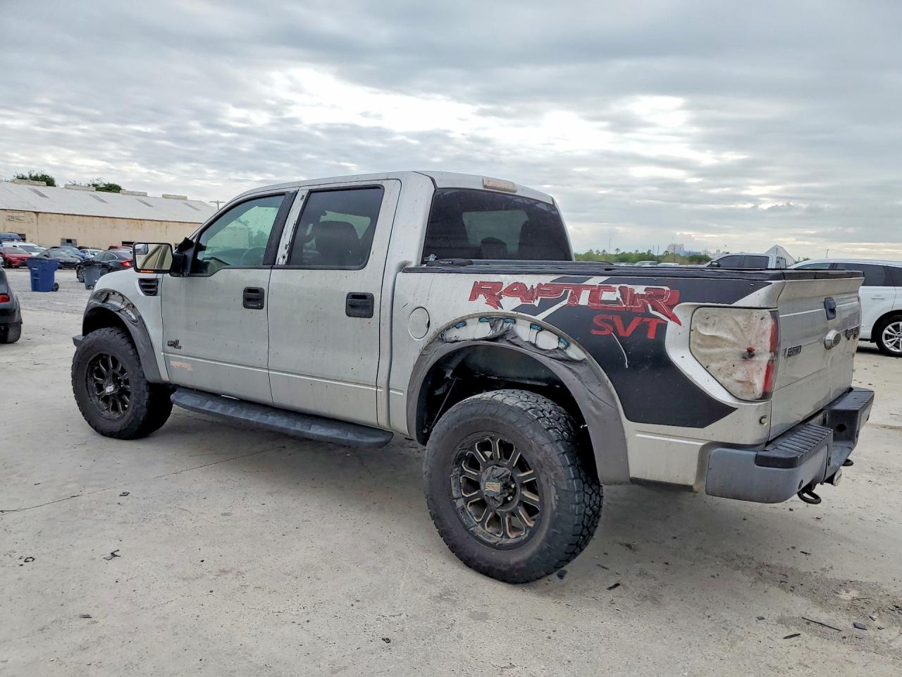2013 Ford F150 Svt Raptor Gray vin: 1FTFW1R6XDFA11015