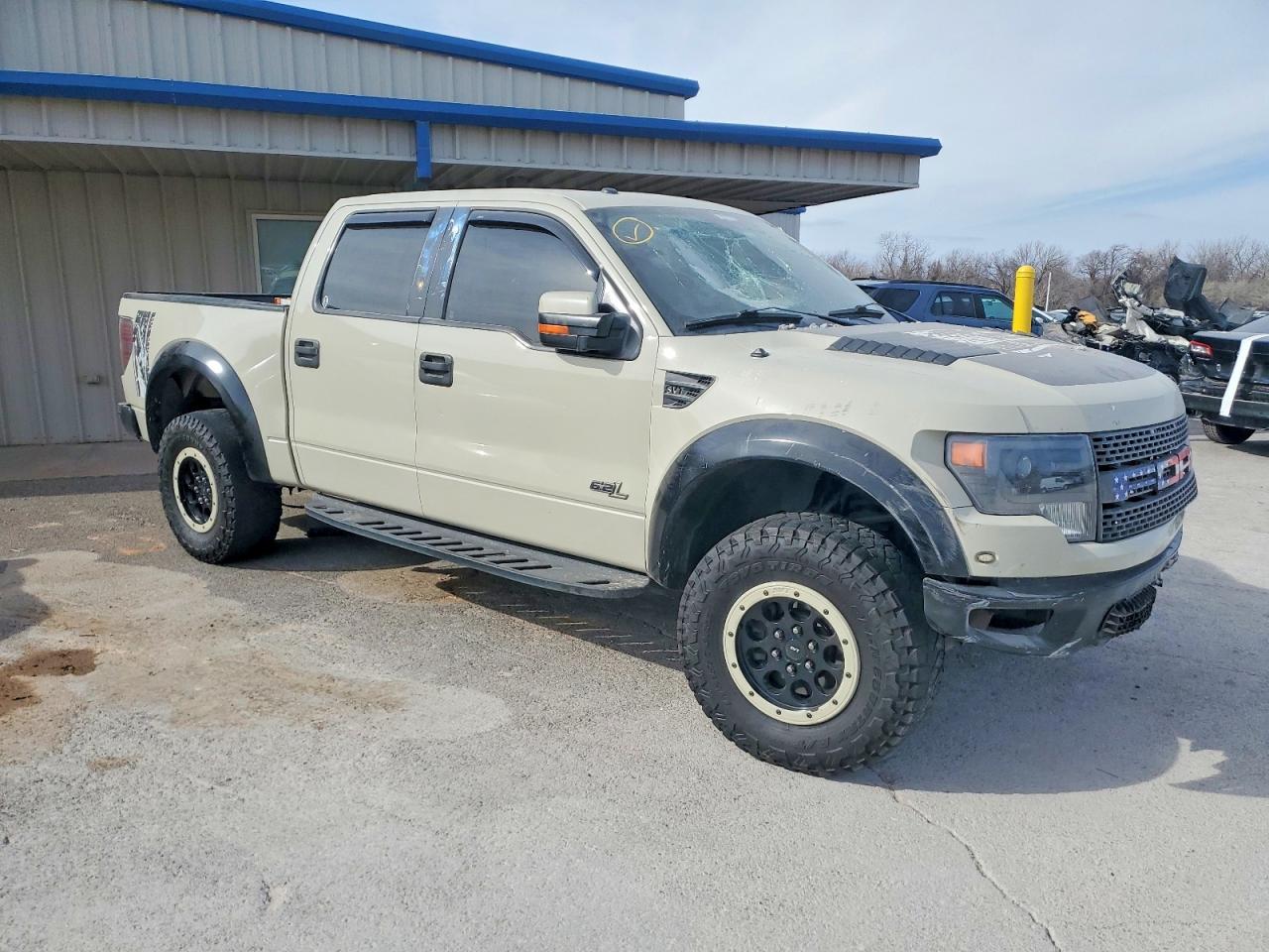 2013 Ford F150 Svt Raptor Beige vin: 1FTFW1R6XDFA67097
