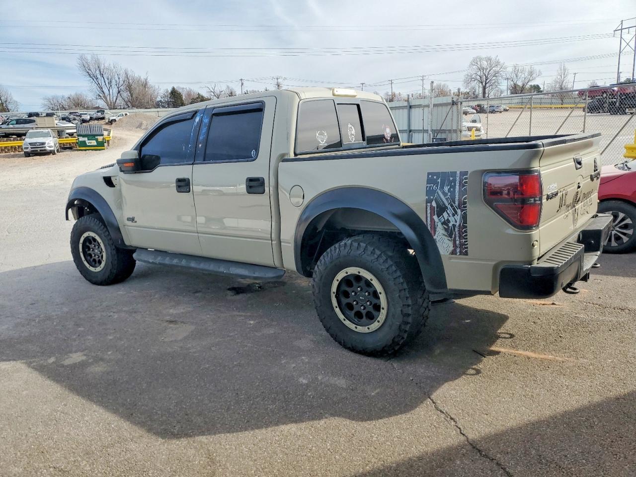 2013 Ford F150 Svt Raptor Beige vin: 1FTFW1R6XDFA67097