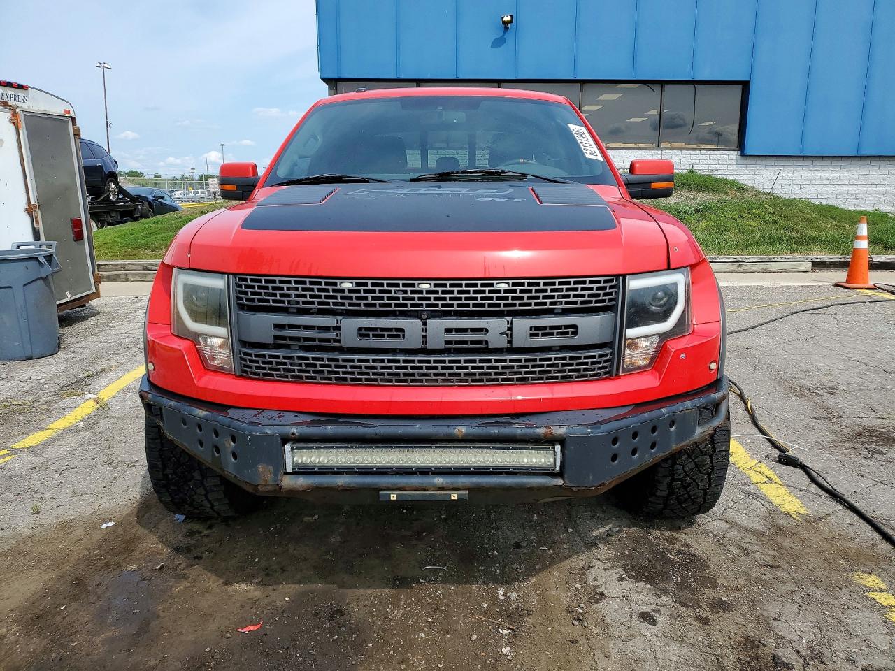 2013 Ford F150 Svt Raptor Red vin: 1FTFW1R6XDFD47392
