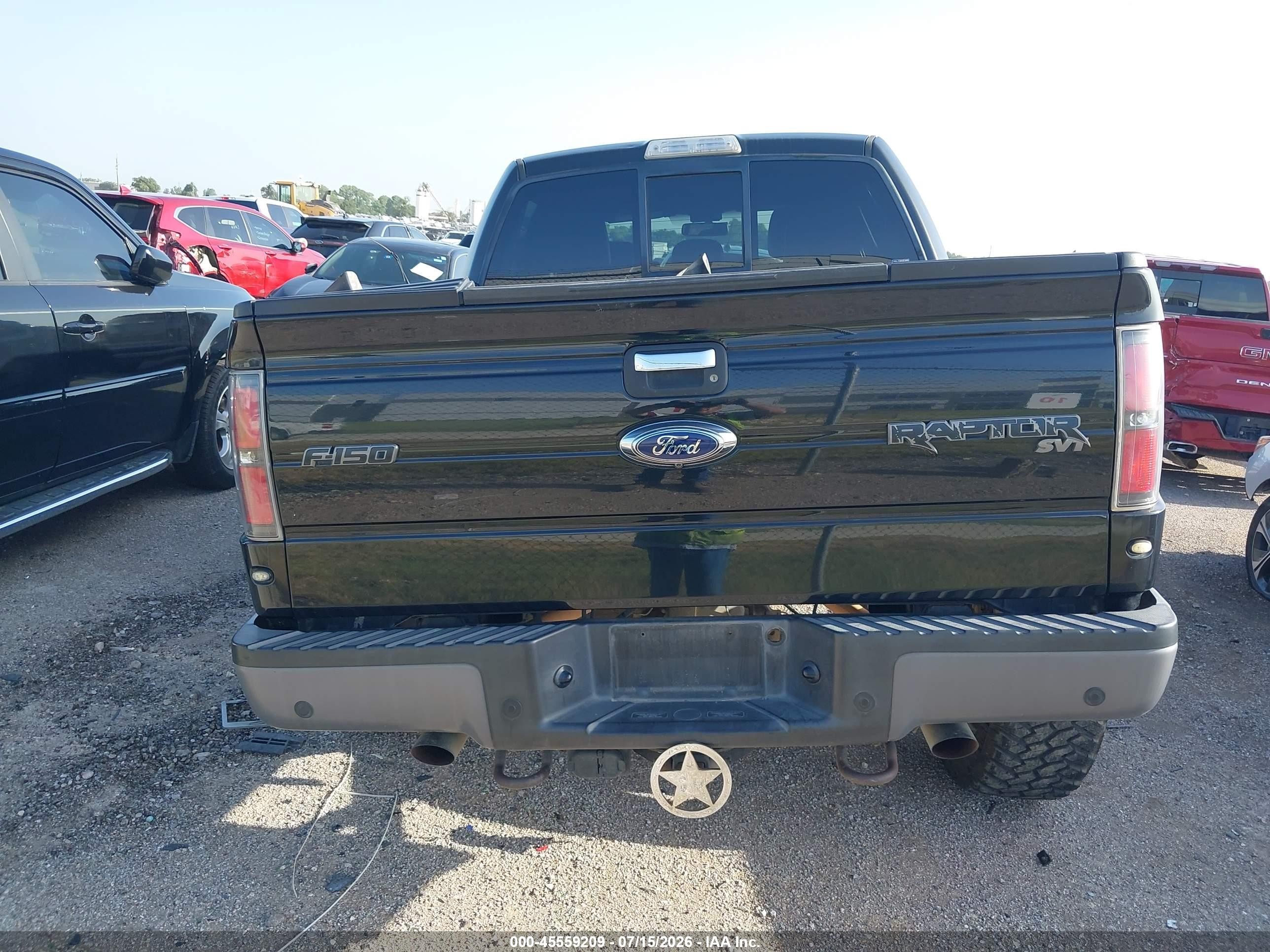 2014 Ford F-150 Svt Raptor Black vin: 1FTFW1R6XEFB09186