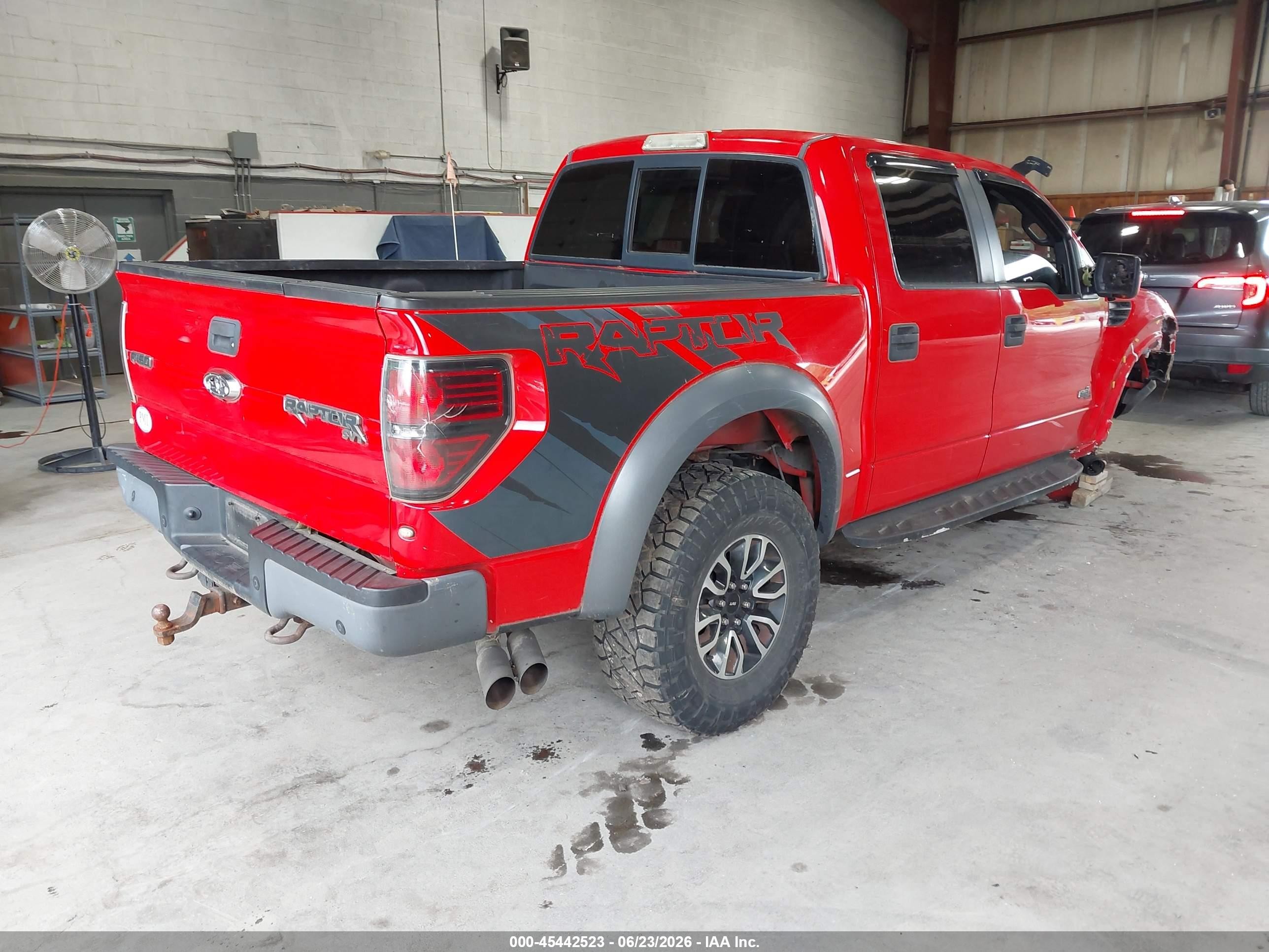 2014 Ford F-150 Svt Raptor Red vin: 1FTFW1R6XEFB92201