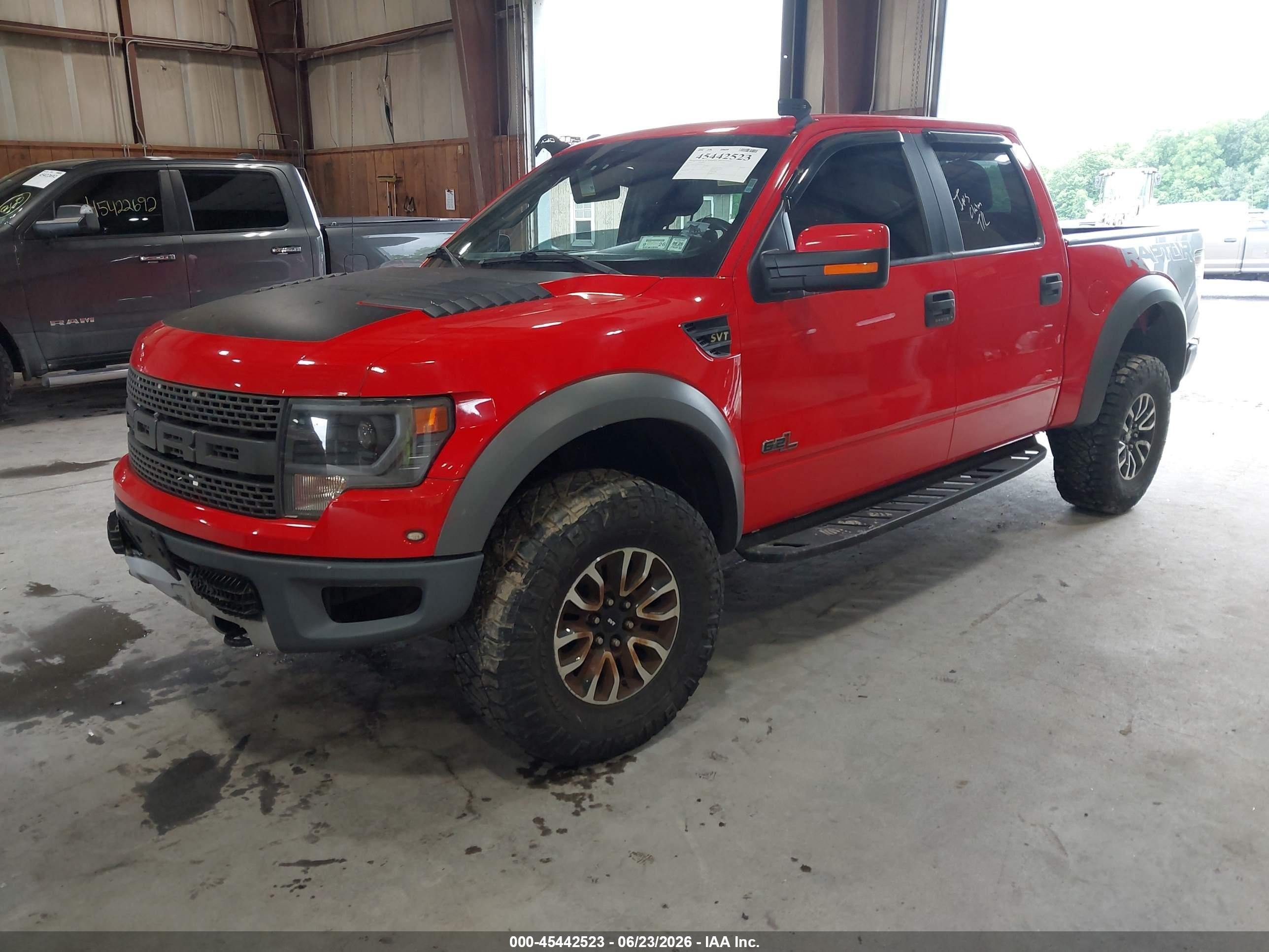 2014 Ford F-150 Svt Raptor Red vin: 1FTFW1R6XEFB92201