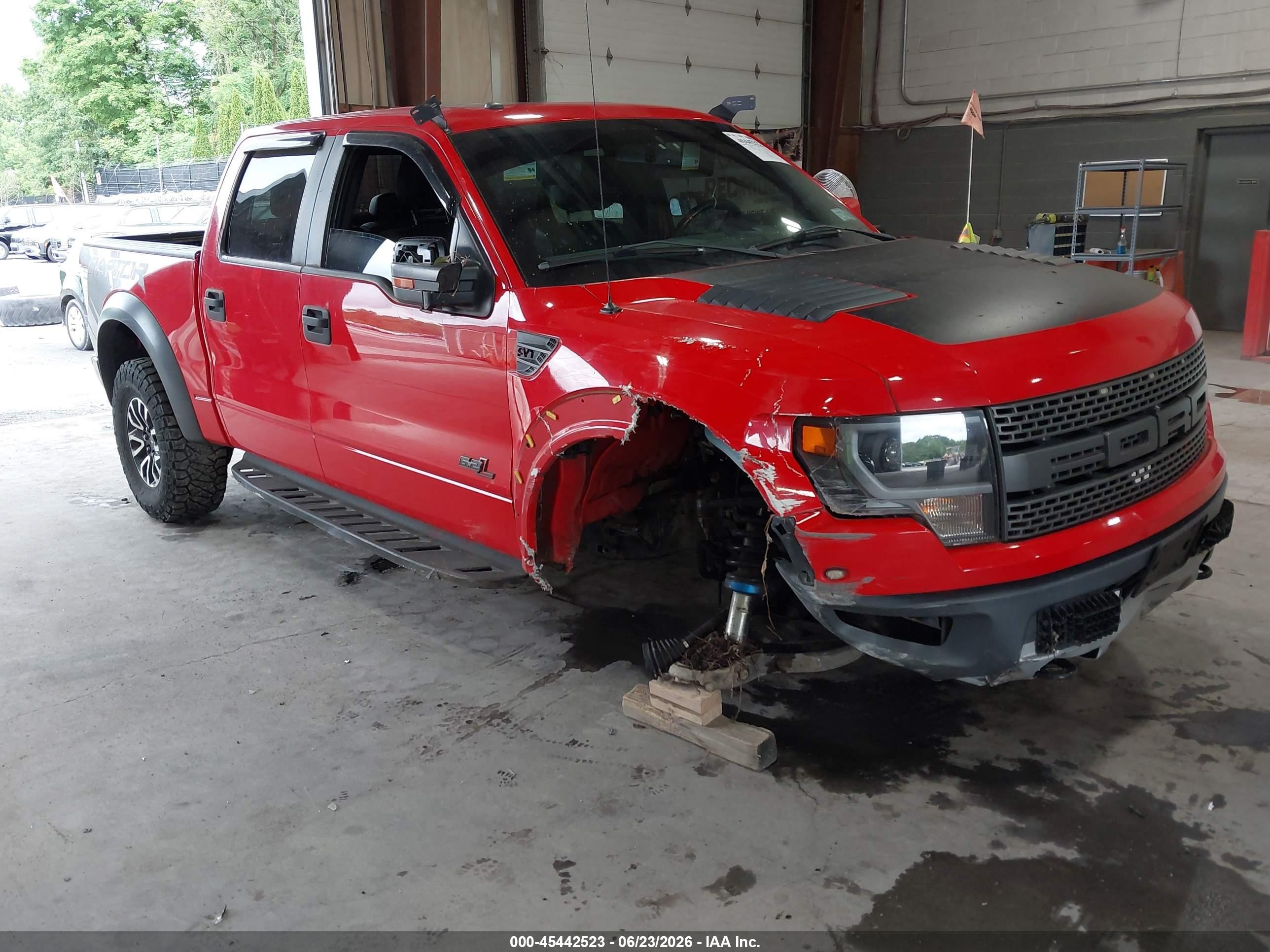 2014 Ford F-150 Svt Raptor Красный vin: 1FTFW1R6XEFB92201
