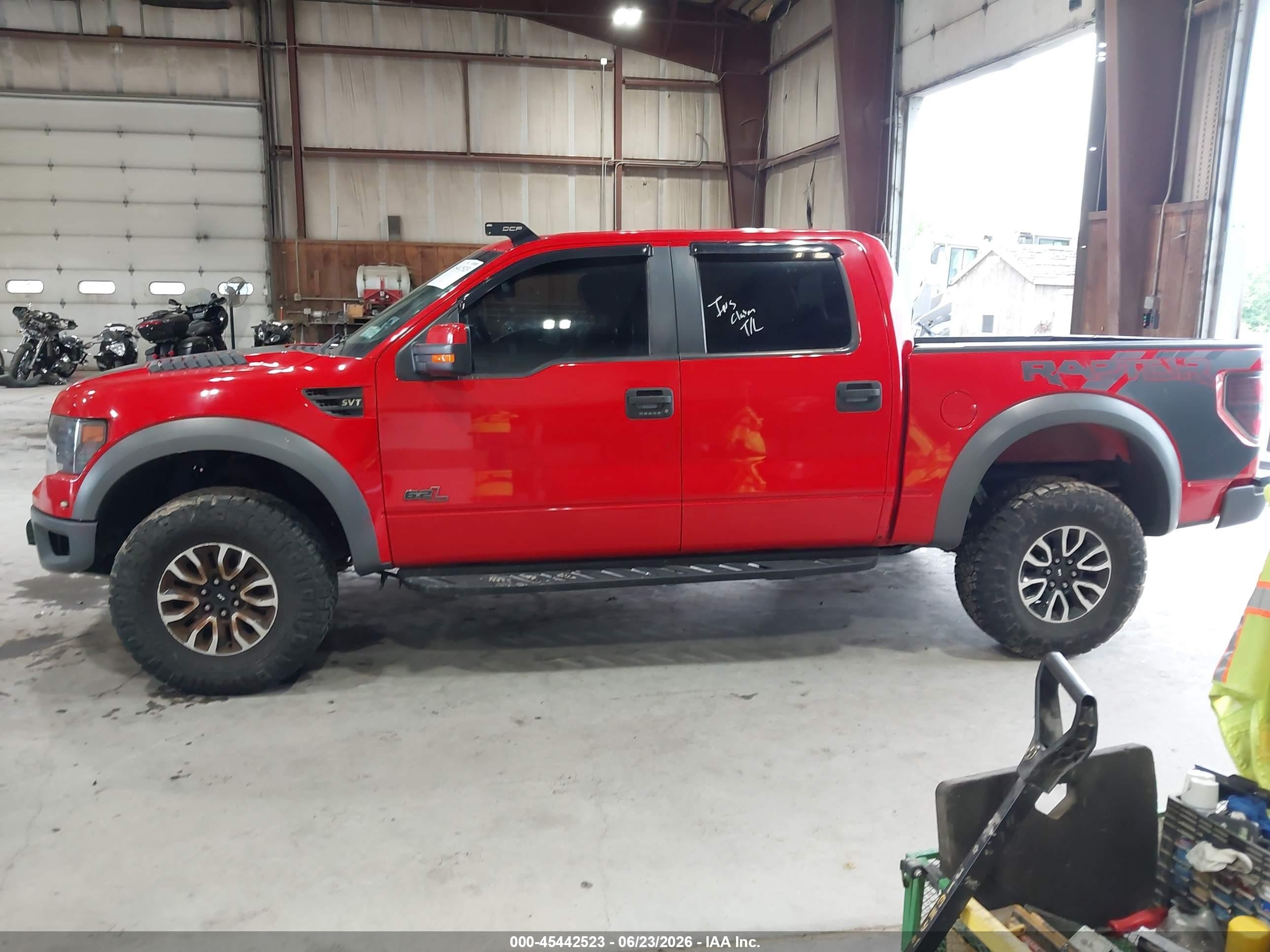 2014 Ford F-150 Svt Raptor Red vin: 1FTFW1R6XEFB92201
