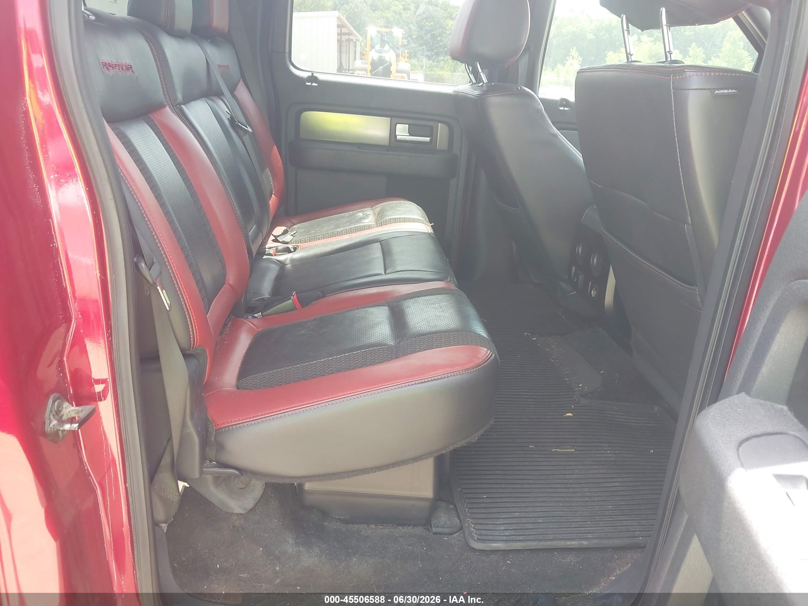 2014 Ford F-150 Svt Raptor Red vin: 1FTFW1R6XEFB97222