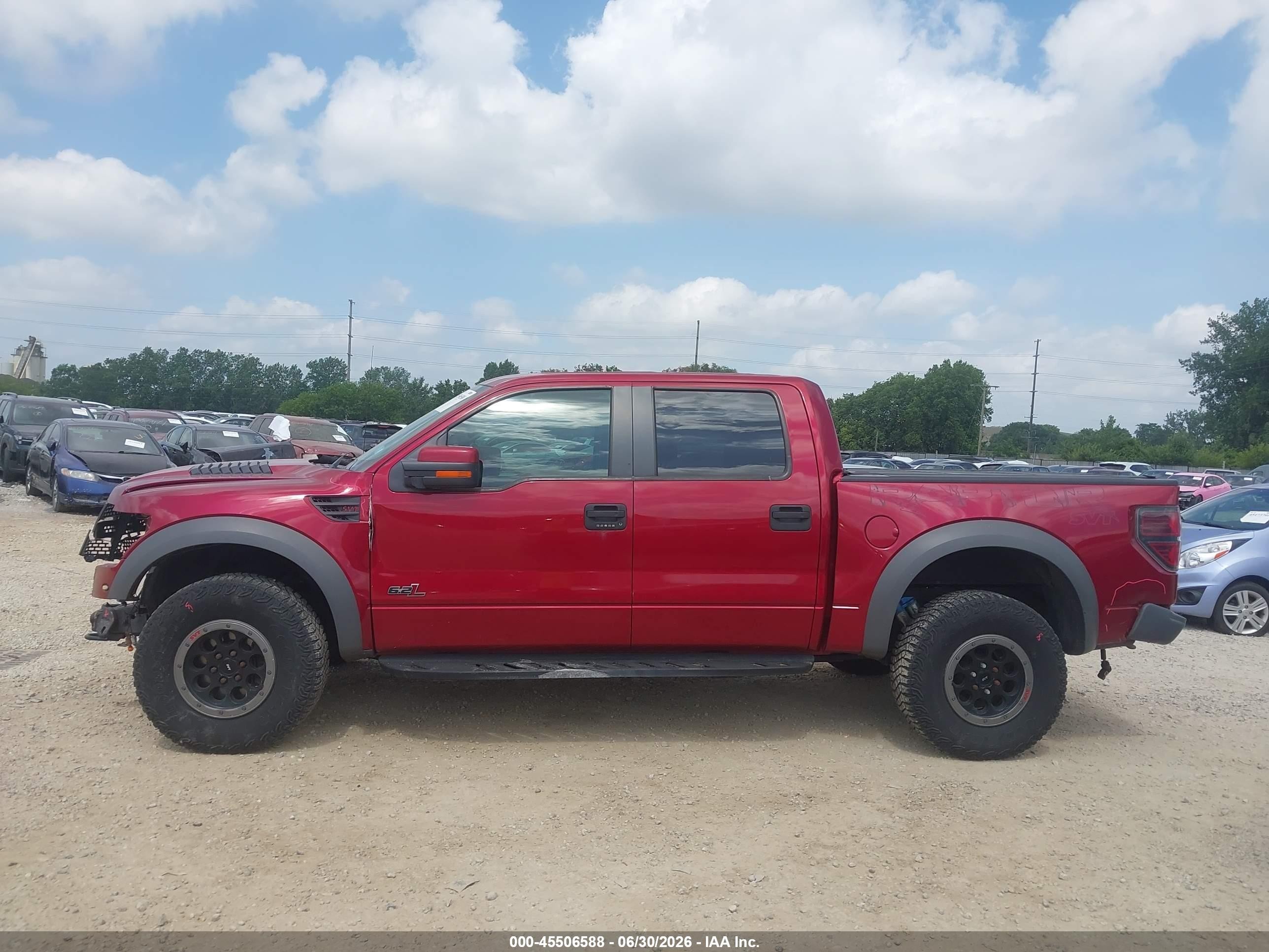 2014 Ford F-150 Svt Raptor Red vin: 1FTFW1R6XEFB97222