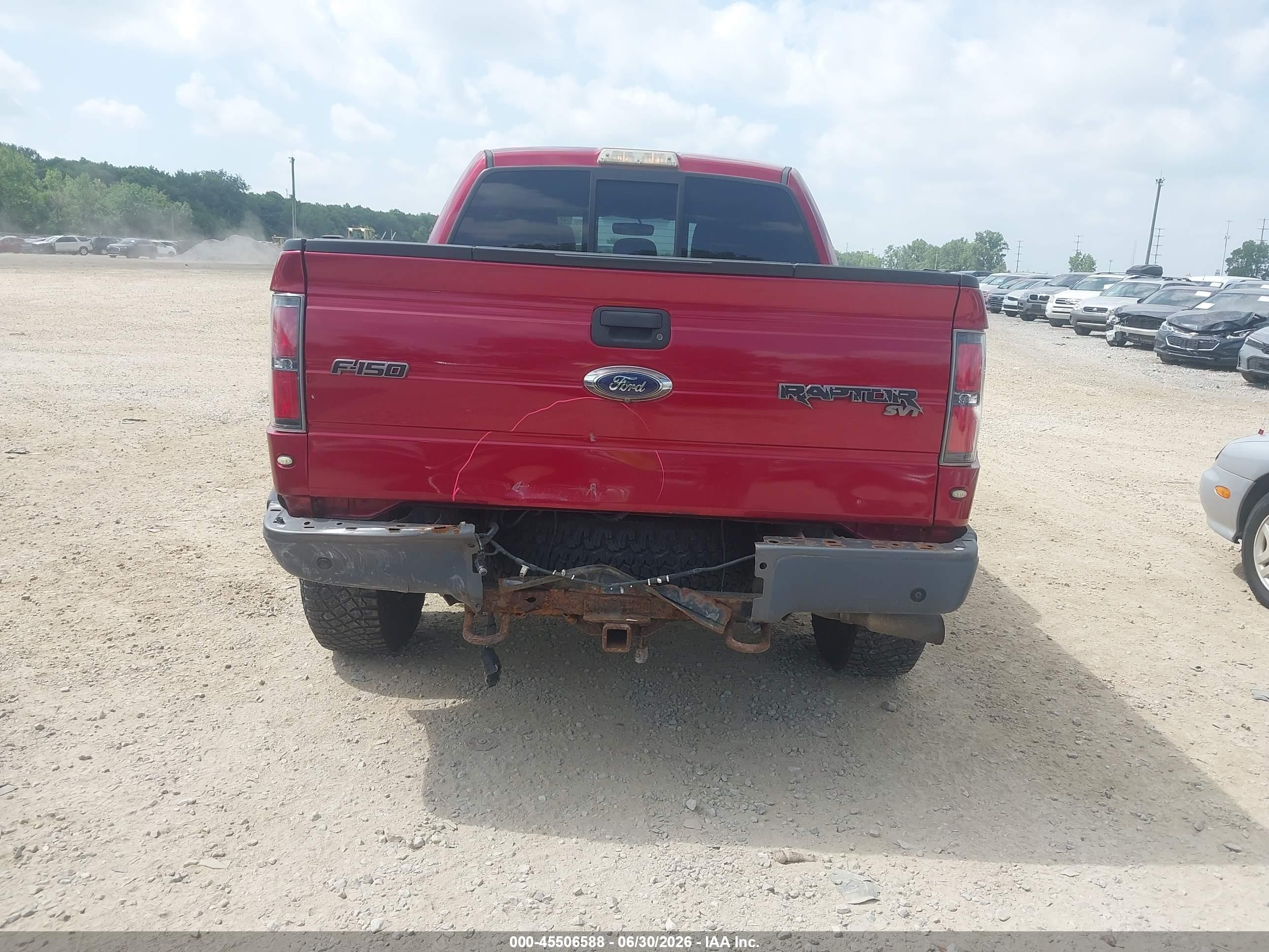 2014 Ford F-150 Svt Raptor Red vin: 1FTFW1R6XEFB97222