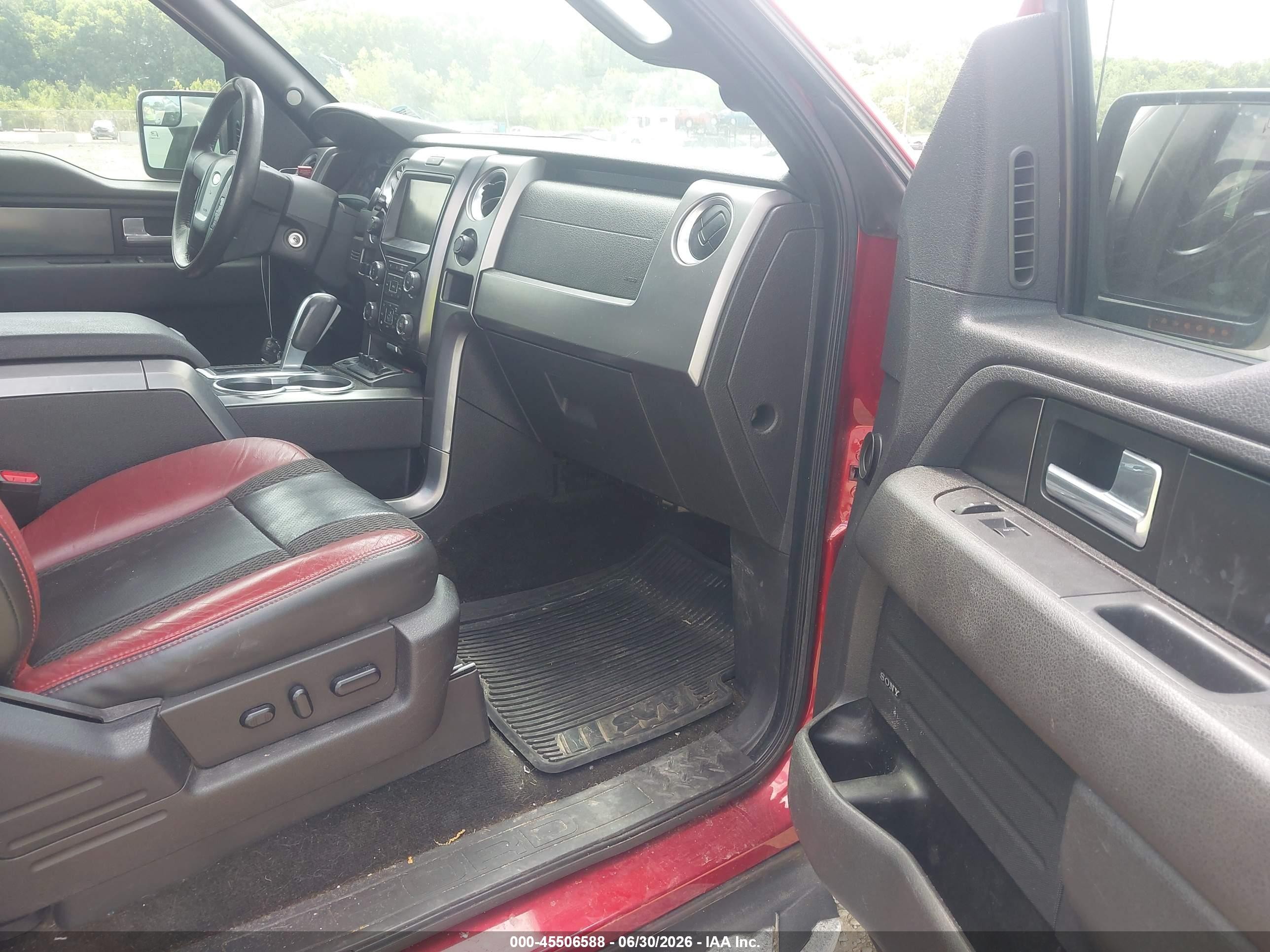 2014 Ford F-150 Svt Raptor Red vin: 1FTFW1R6XEFB97222