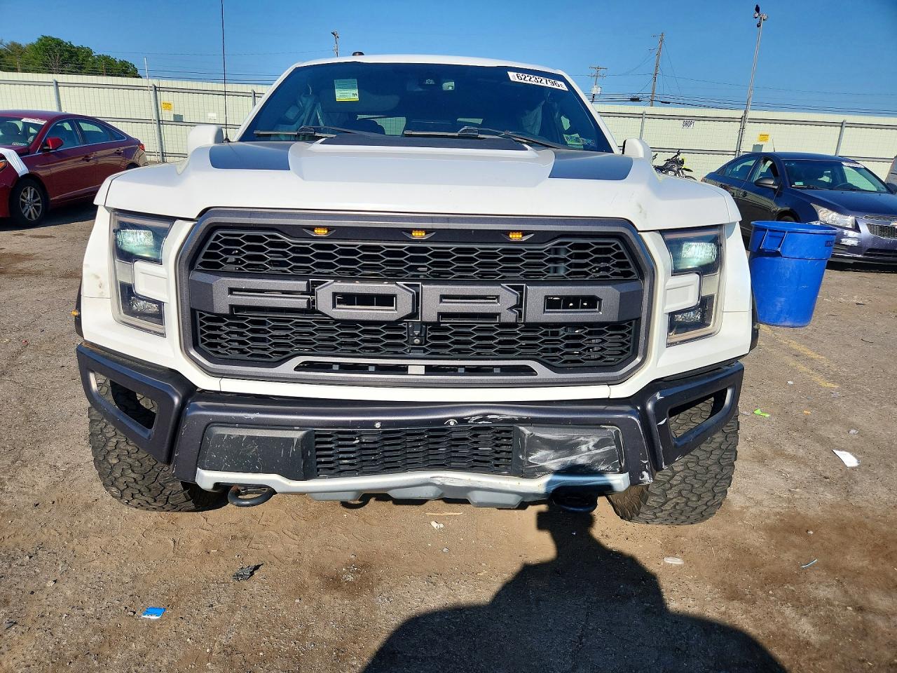 2018 Ford F150 Raptor White vin: 1FTFW1RG0JFA12338